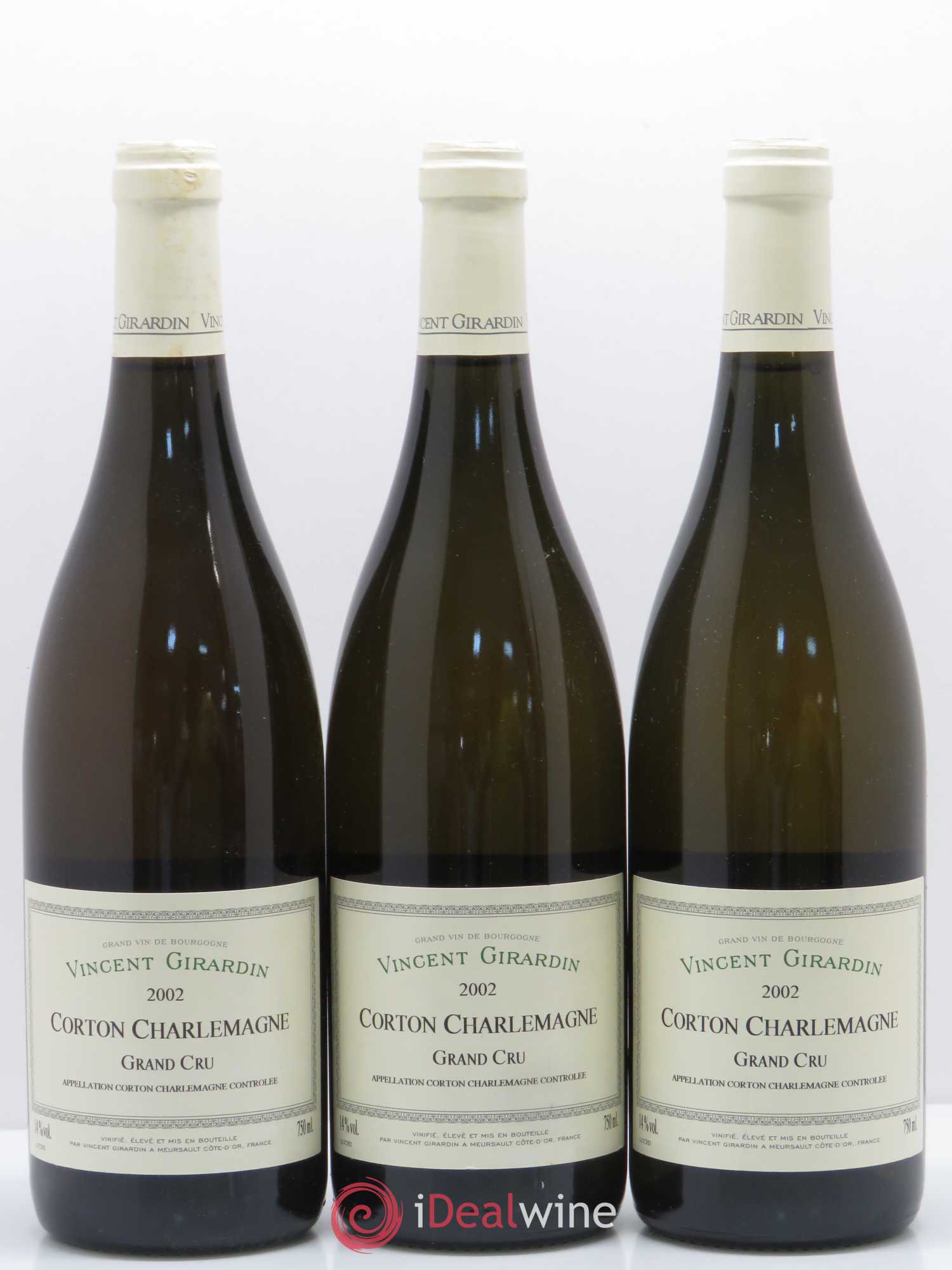 Corton-Charlemagne Grand Cru Girardin 2002 - Posten von 3 Flaschen - 0