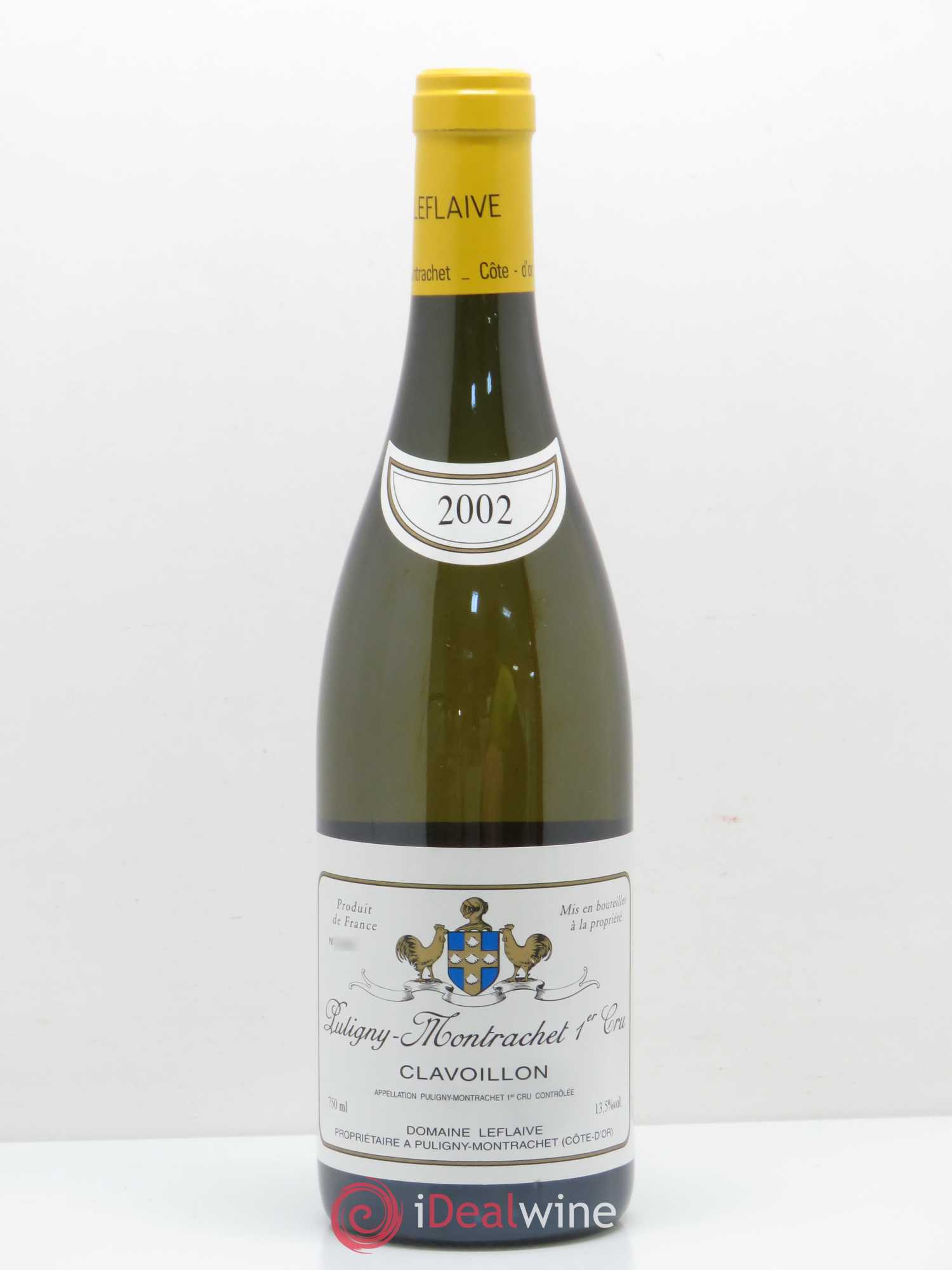 Puligny-Montrachet 1er Cru Clavoillon Leflaive (Domaine) 2002 - Lot de 1 bouteille - 0