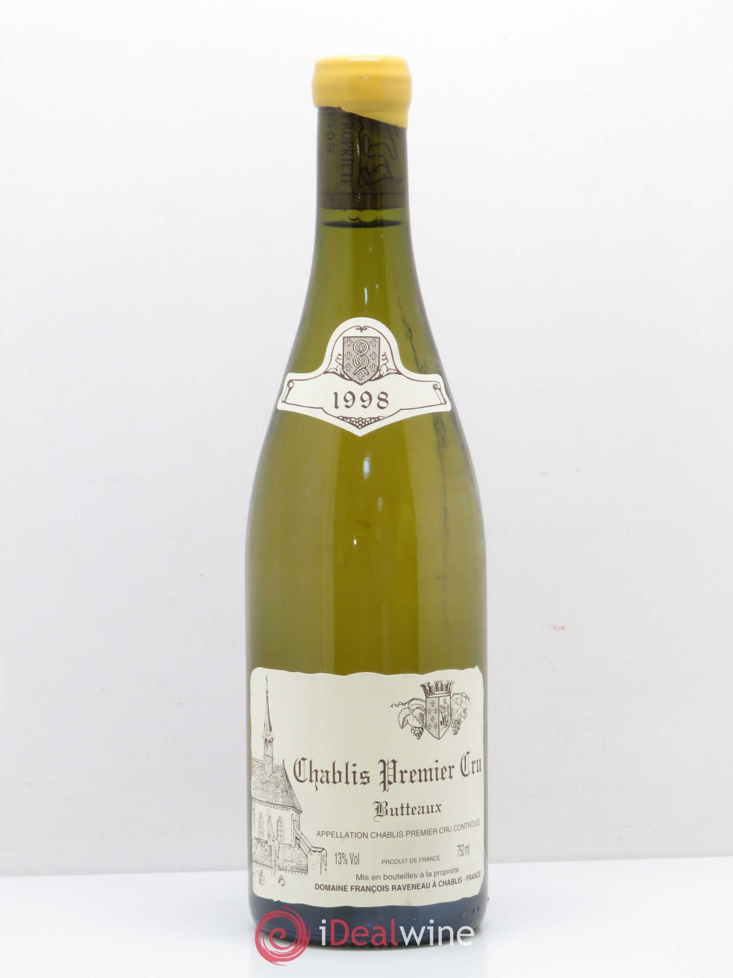 Chablis 1er Cru Butteaux Raveneau (Domaine) 1998 - Lot de 1 bouteille - 0