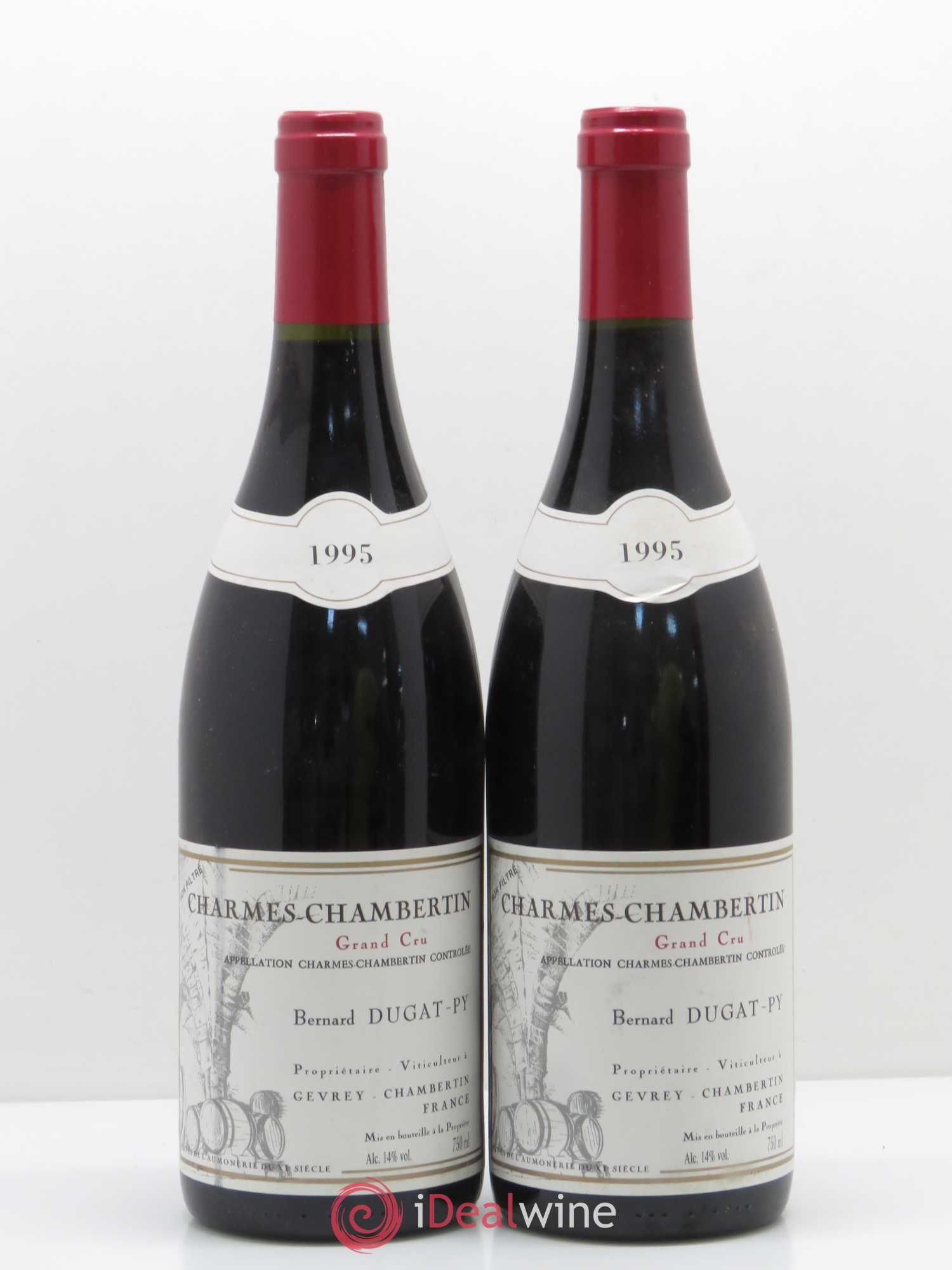 Charmes-Chambertin Grand Cru Dugat-Py 1995 - Lot de 2 bouteilles - 0