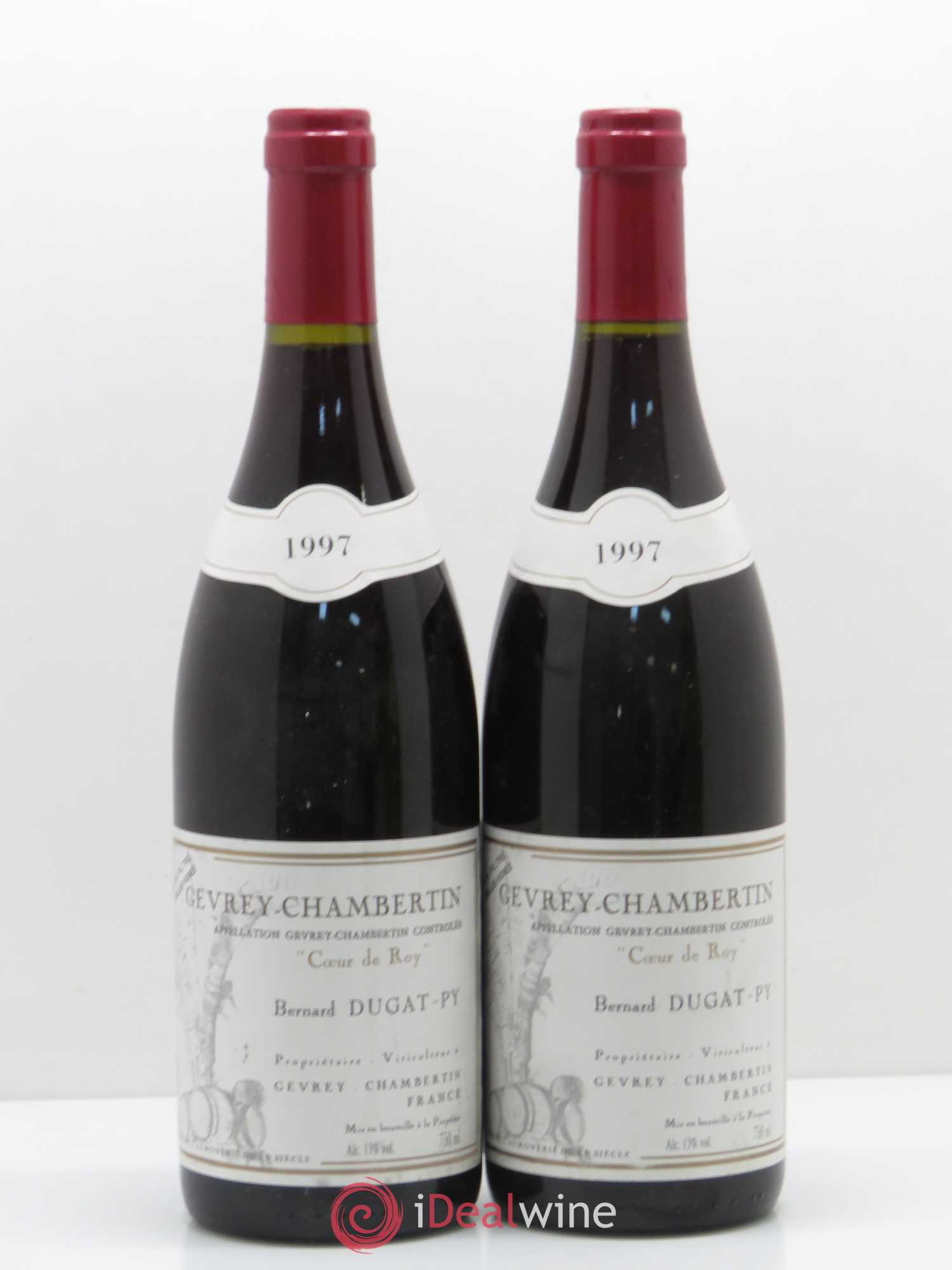 Gevrey-Chambertin Coeur de Roy Très Vieilles Vignes Dugat-Py Vieilles vignes 1997 - Lot de 2 bouteilles - 0