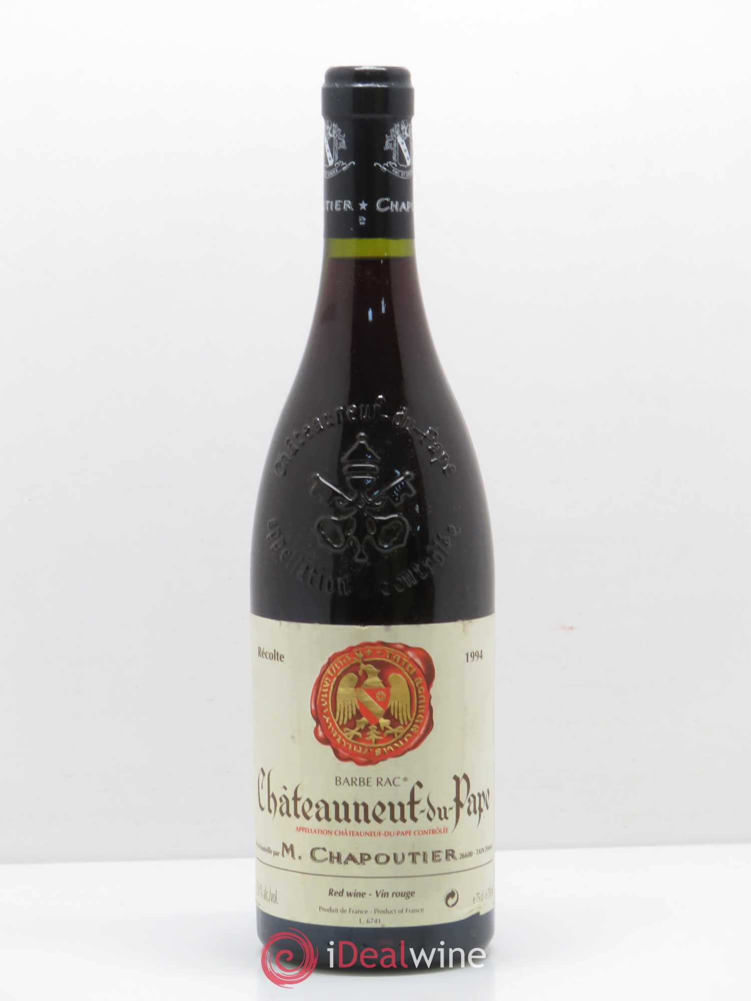 Châteauneuf-du-Pape Barbe Rac Chapoutier 1994 - Lot de 1 bouteille - 0