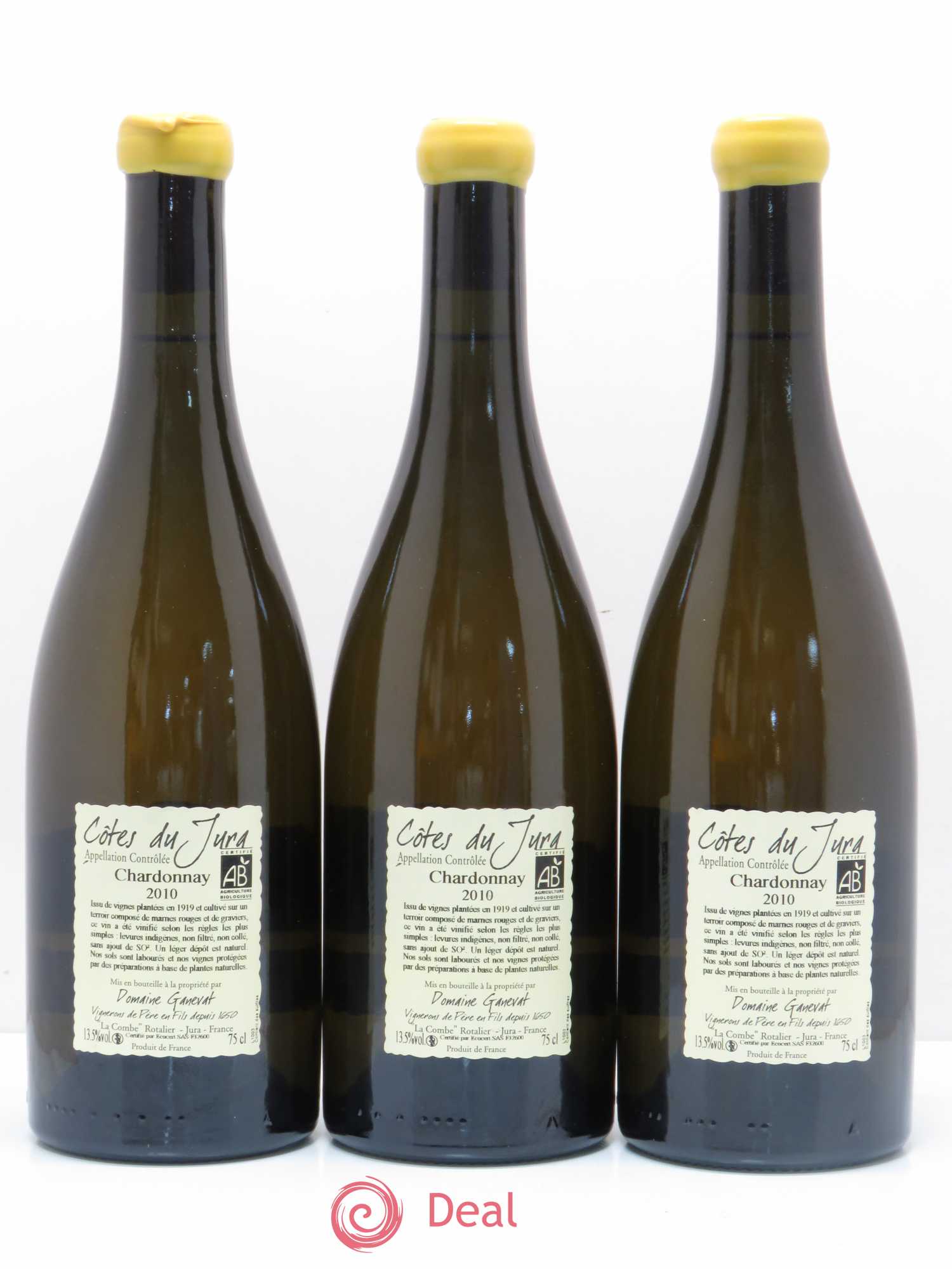 Côtes du Jura Les Grands Teppes Vieilles Vignes Jean-François Ganevat (Domaine) 2010 - Lot de 3 bouteilles - 1