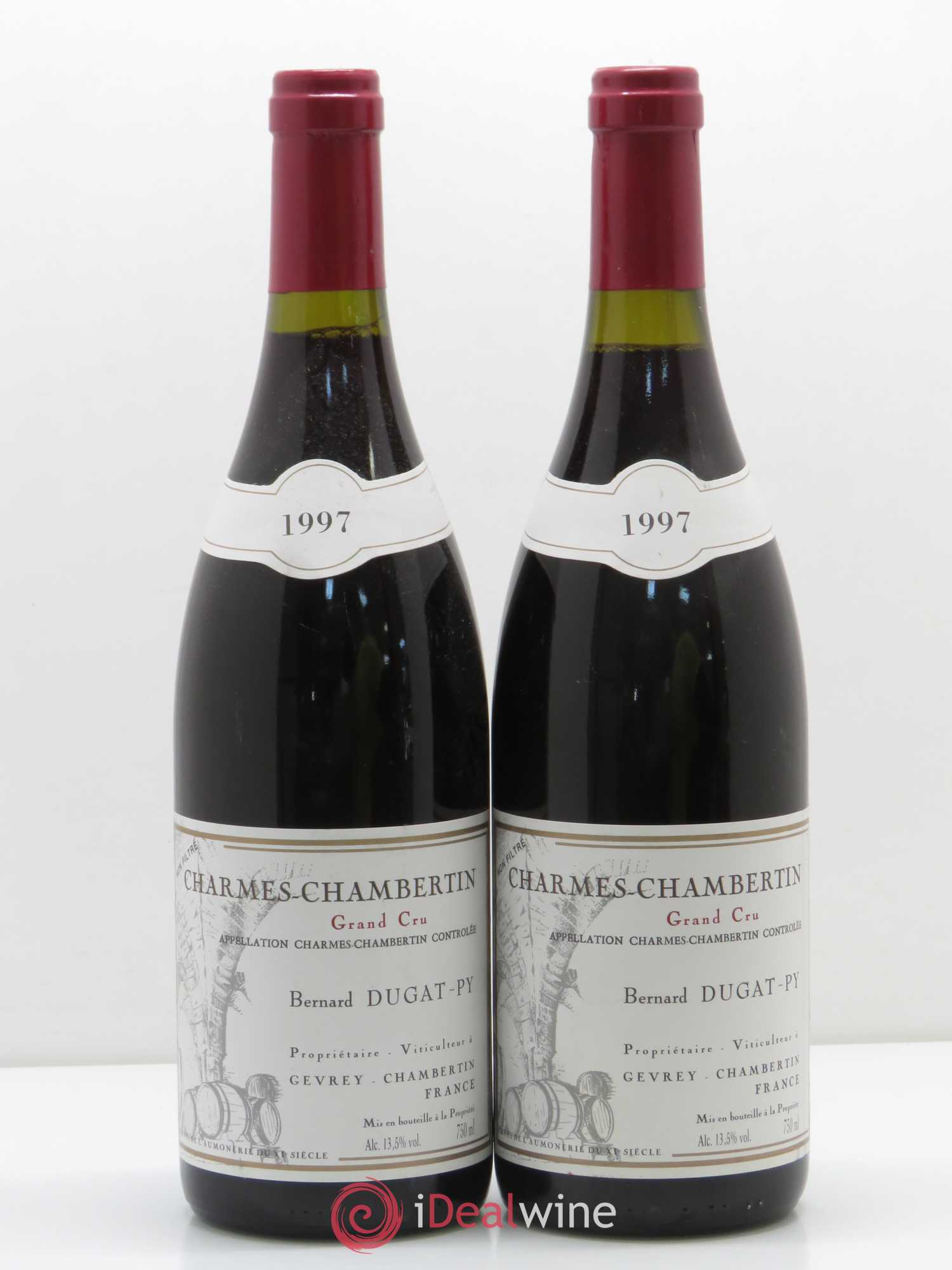 Charmes-Chambertin Grand Cru Dugat-Py 1997 - Lot de 2 bouteilles - 0