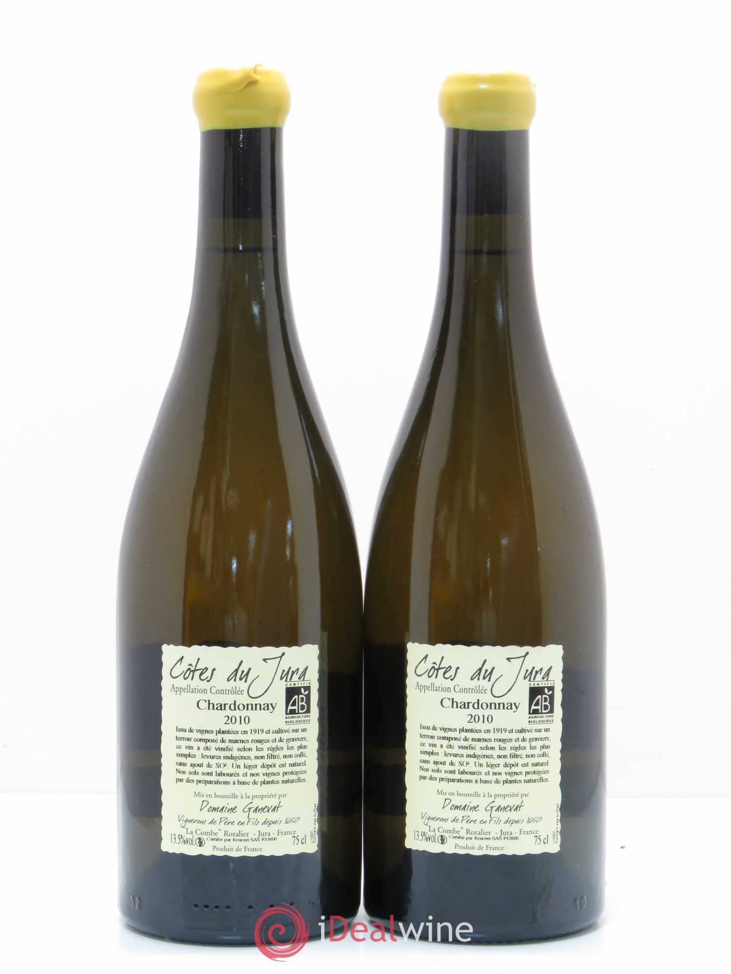 Côtes du Jura Les Grands Teppes Vieilles Vignes Jean-François Ganevat (Domaine) 2010 - Lotto di 2 bottiglie - 1
