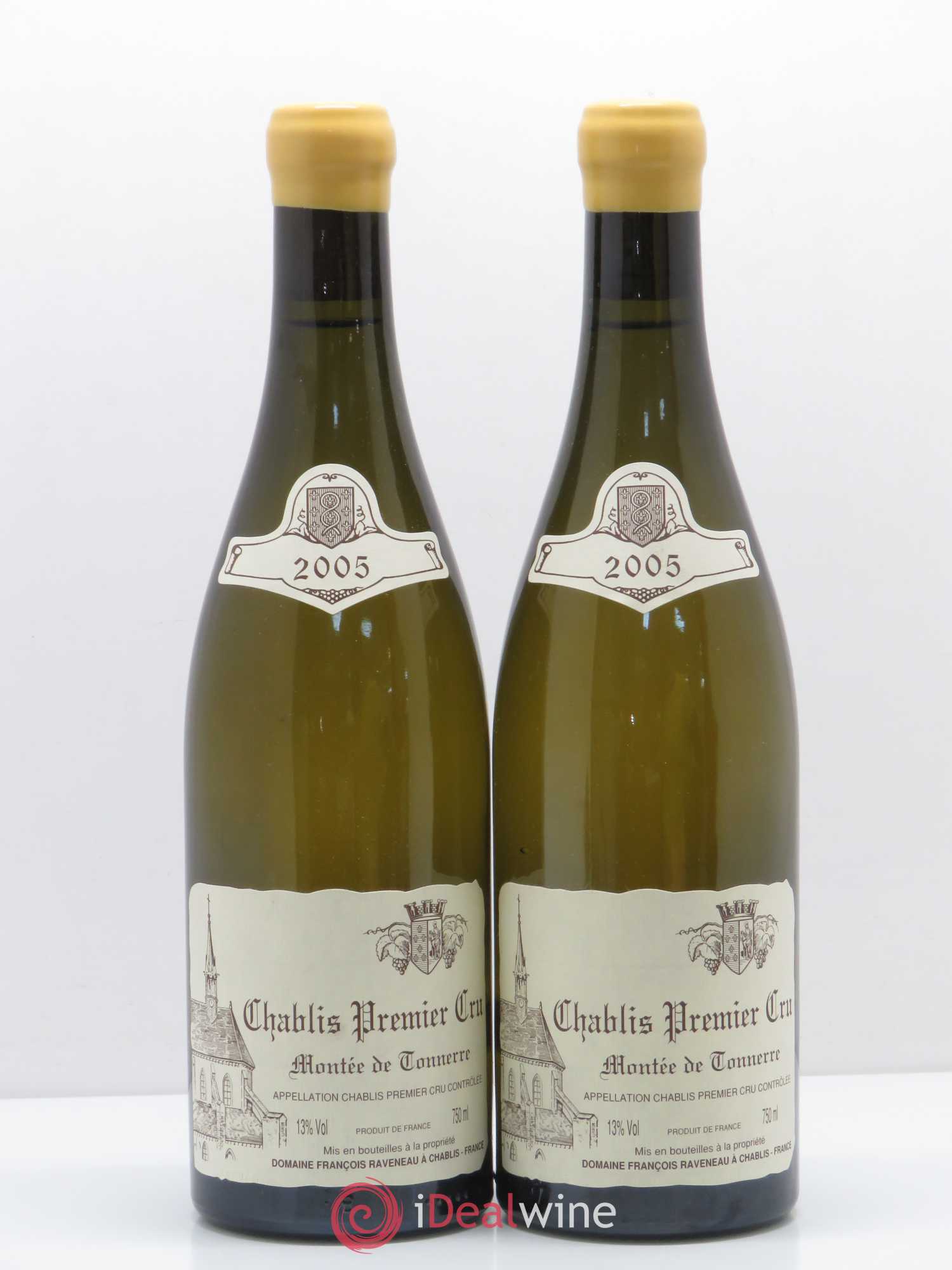 Chablis 1er Cru Montée de Tonnerre Raveneau (Domaine) 2005 - Lot de 2 bouteilles - 0