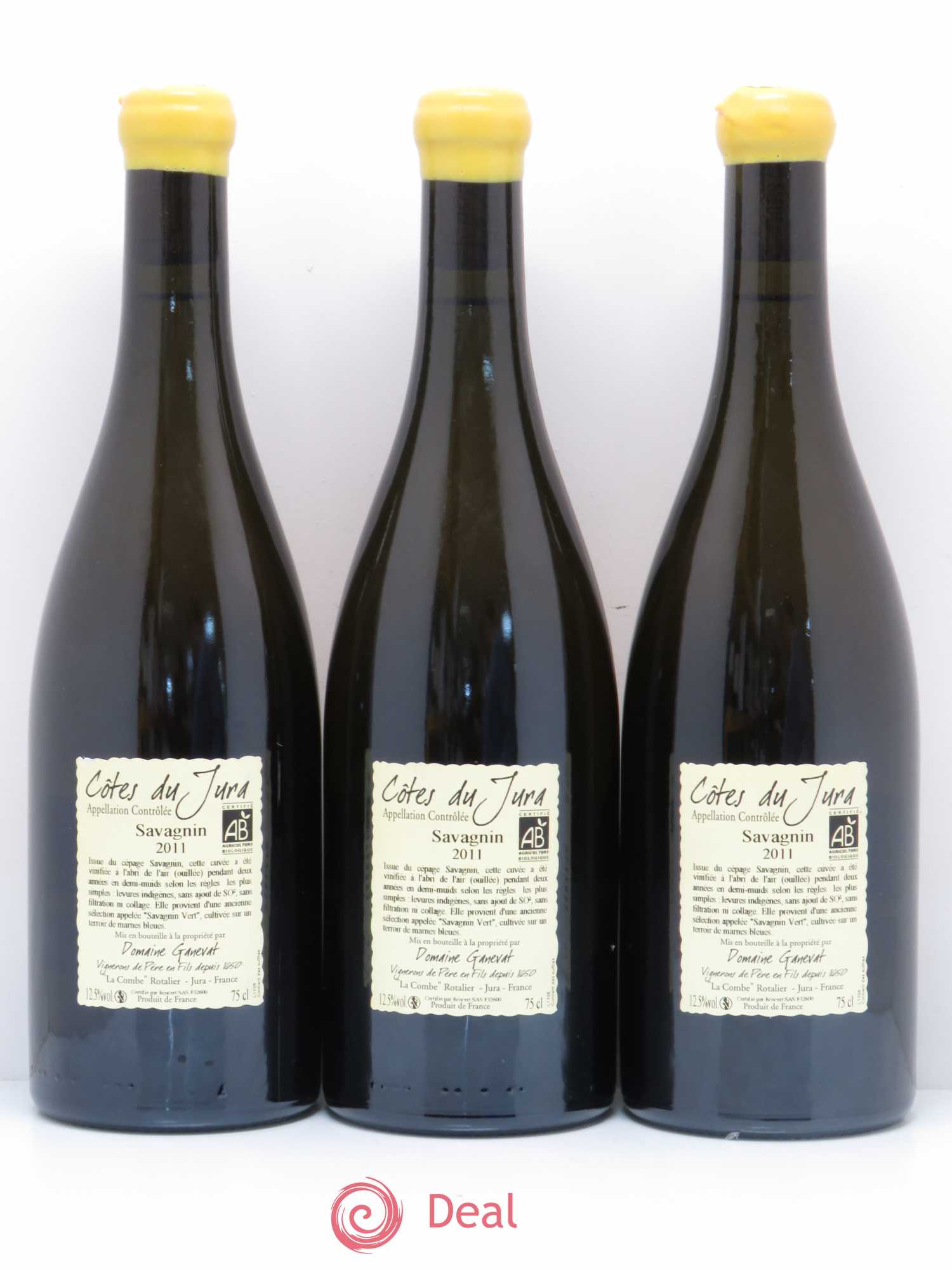 Côtes du Jura Les Chalasses Marnes Bleues Jean-François Ganevat (Domaine) 2011 - Lot de 3 bouteilles - 1