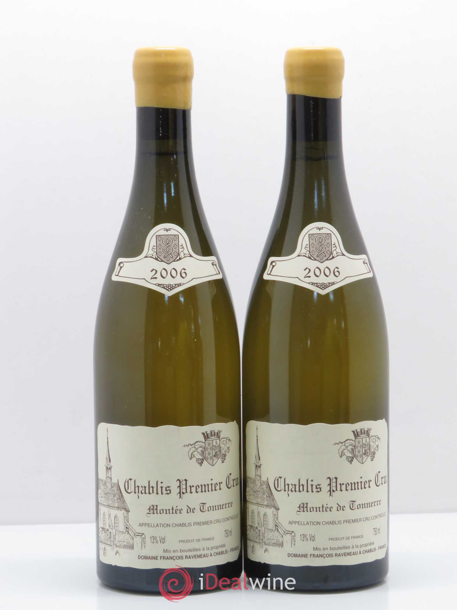 Chablis 1er Cru Montée de Tonnerre Raveneau (Domaine) 2006 - Posten von 2 Flaschen - 0