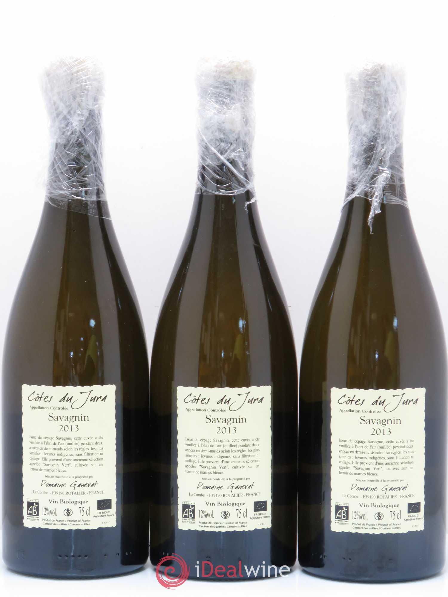 Côtes du Jura Les Chalasses Marnes Bleues Jean-François Ganevat (Domaine) 2013 - Lot de 3 bouteilles - 1