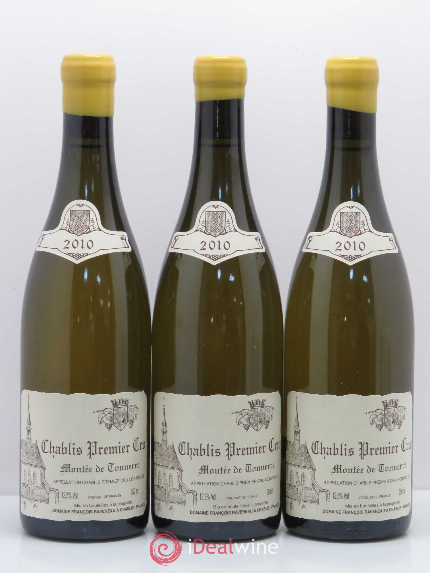 Chablis 1er Cru Montée de Tonnerre Raveneau (Domaine) 2010 - Lot de 3 bouteilles - 0
