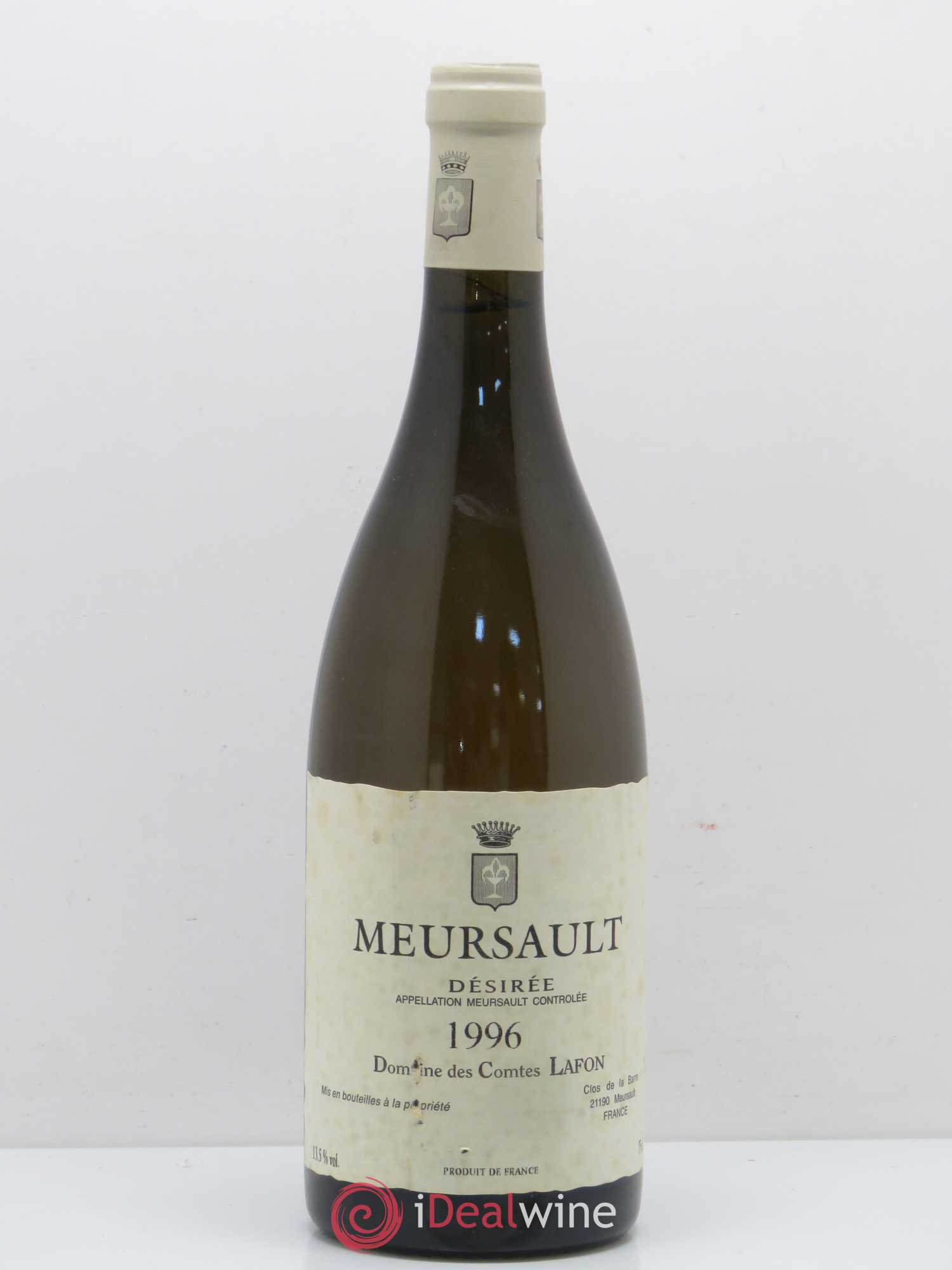 Meursault Désirée Comtes Lafon (Domaine des) 1996 - Lot de 1 bouteille - 0