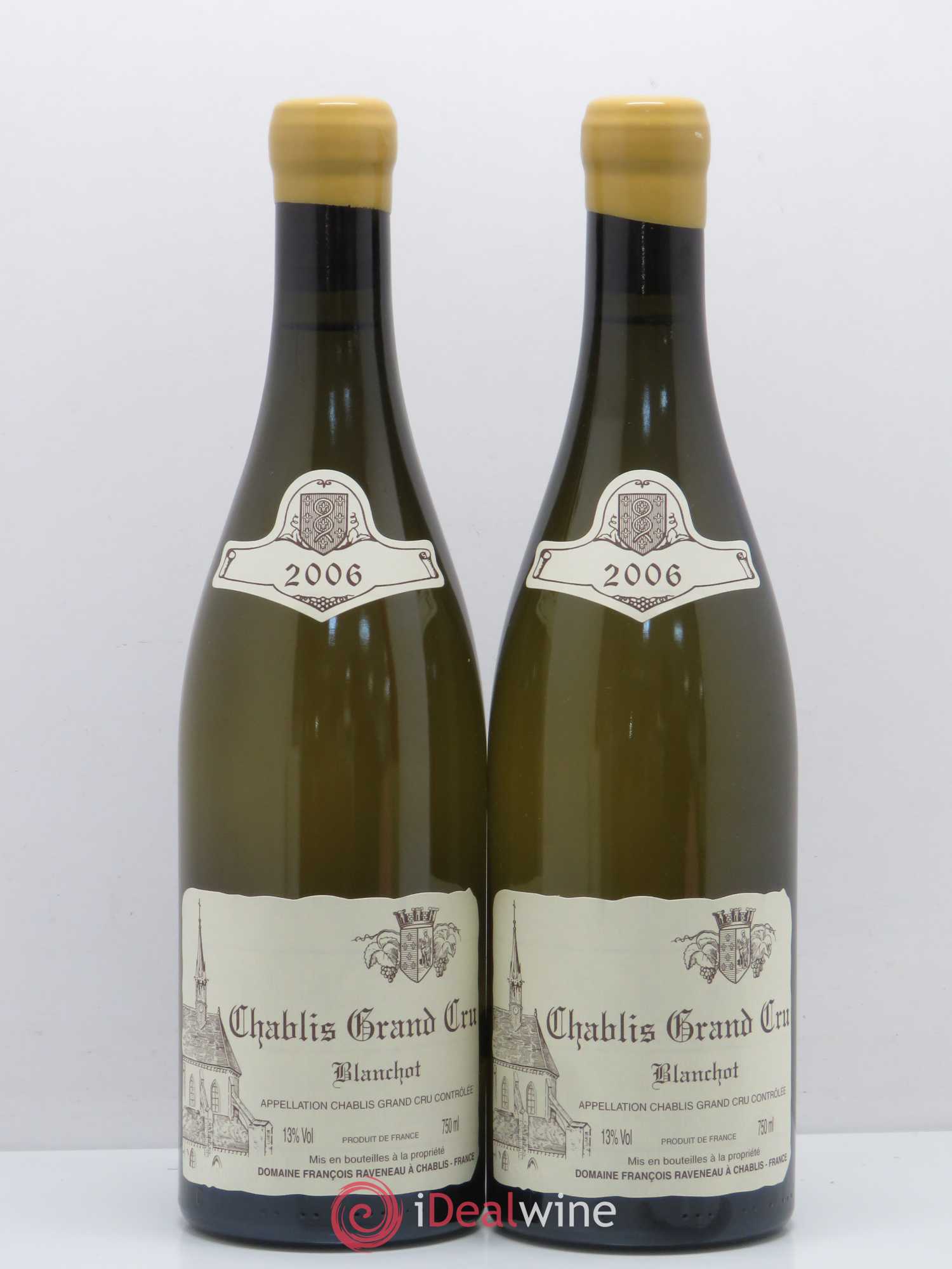 Chablis Grand Cru Blanchot Raveneau (Domaine) 2006 - Lot de 2 bouteilles - 0