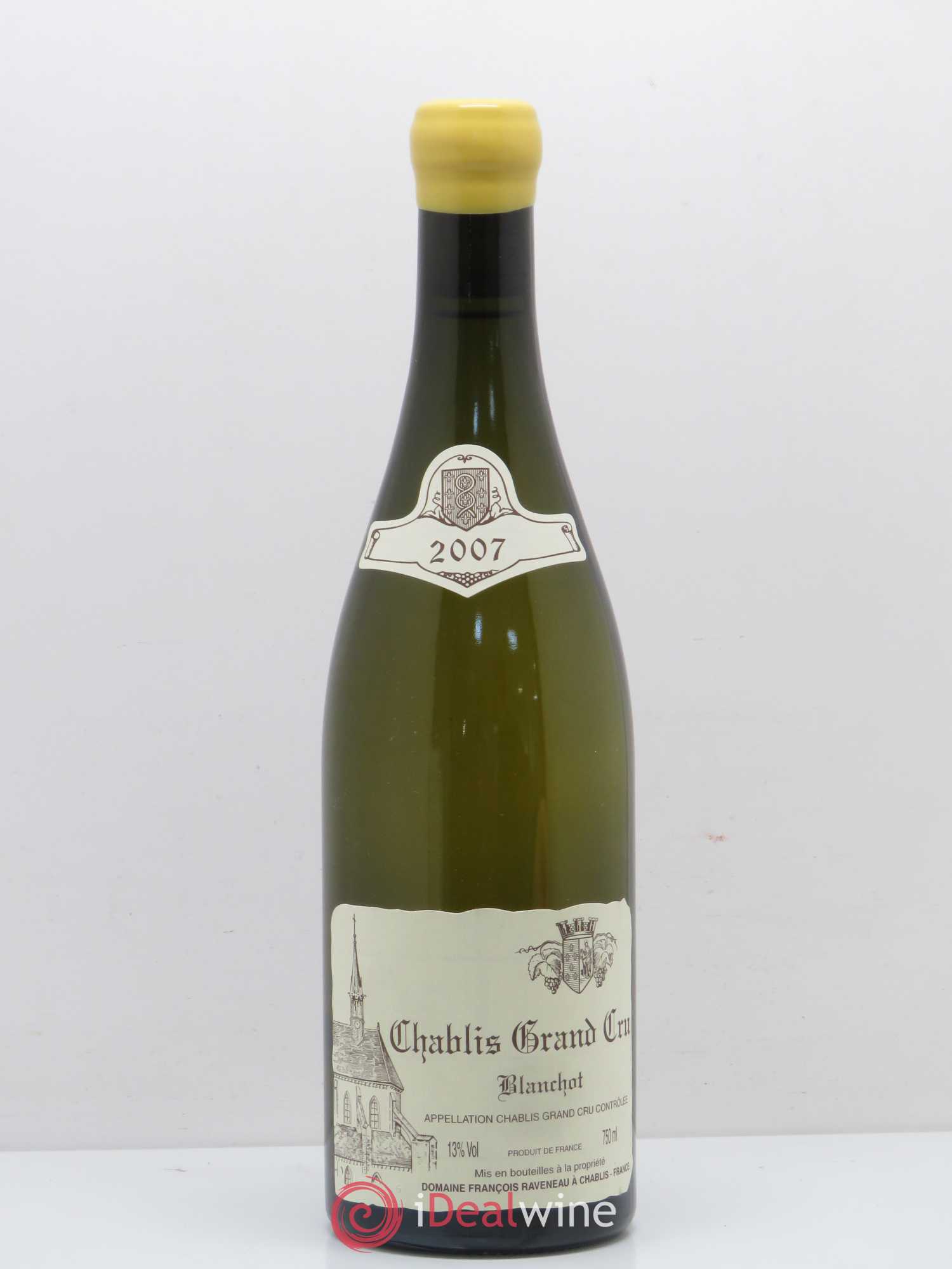 Chablis Grand Cru Blanchot Raveneau (Domaine) 2007 - Lot de 1 bouteille - 0