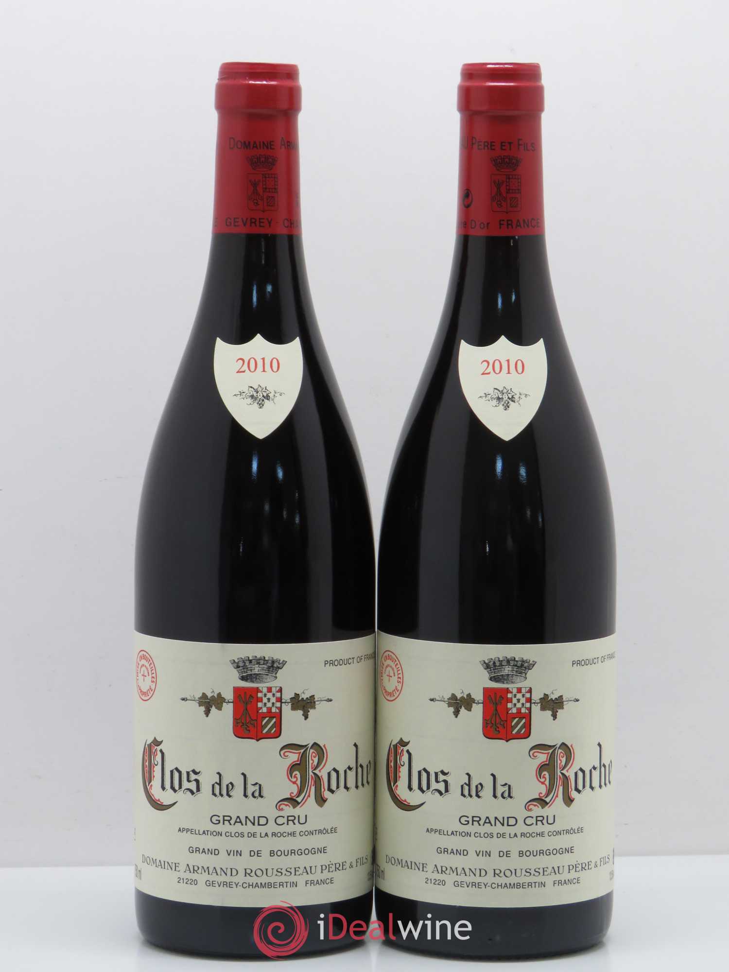 Clos de la Roche Grand Cru Armand Rousseau (Domaine) 2010 - Posten von 2 Flaschen - 0