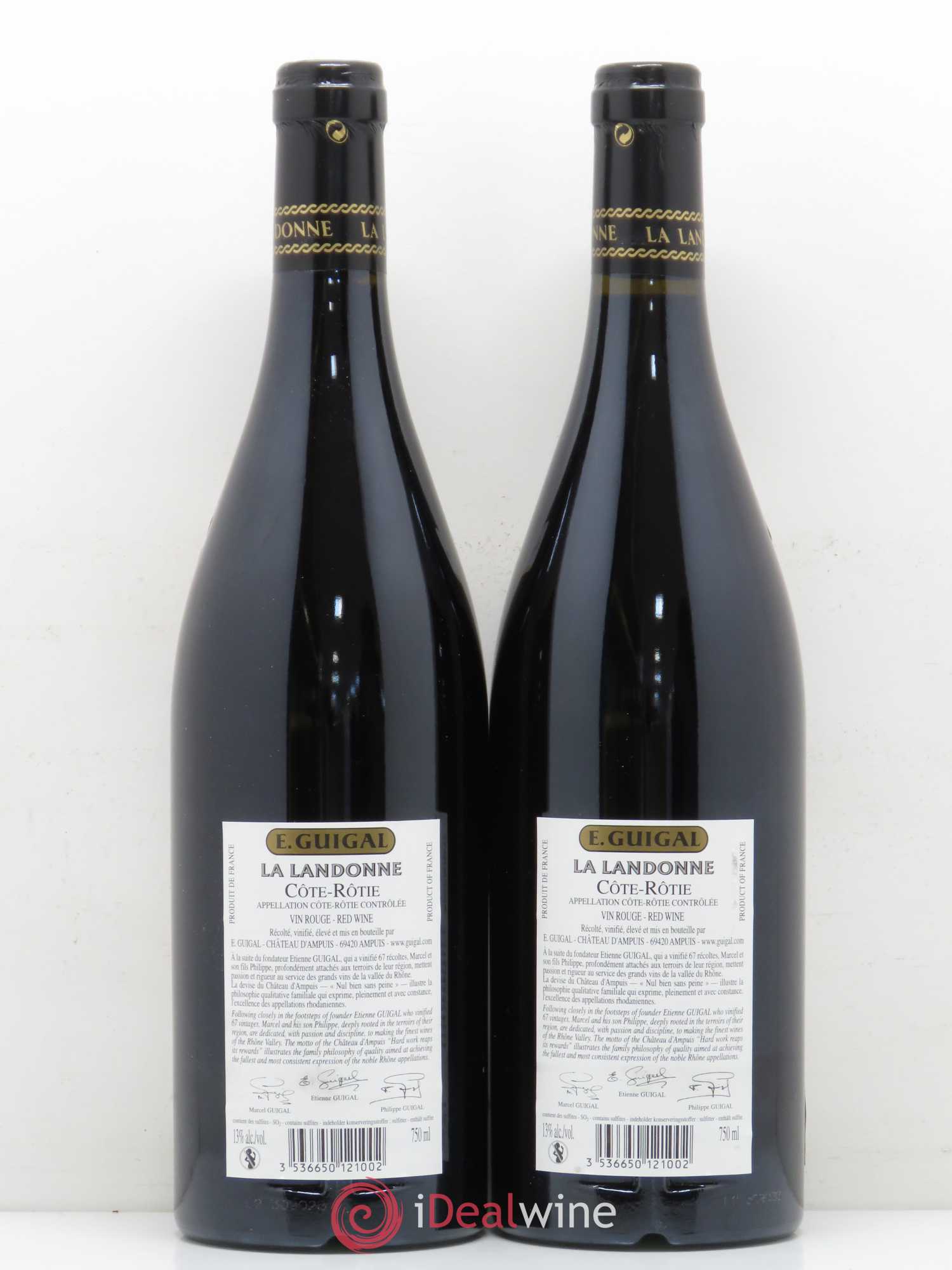 Côte-Rôtie La Landonne Guigal 2005 - Lot de 2 bouteilles - 1