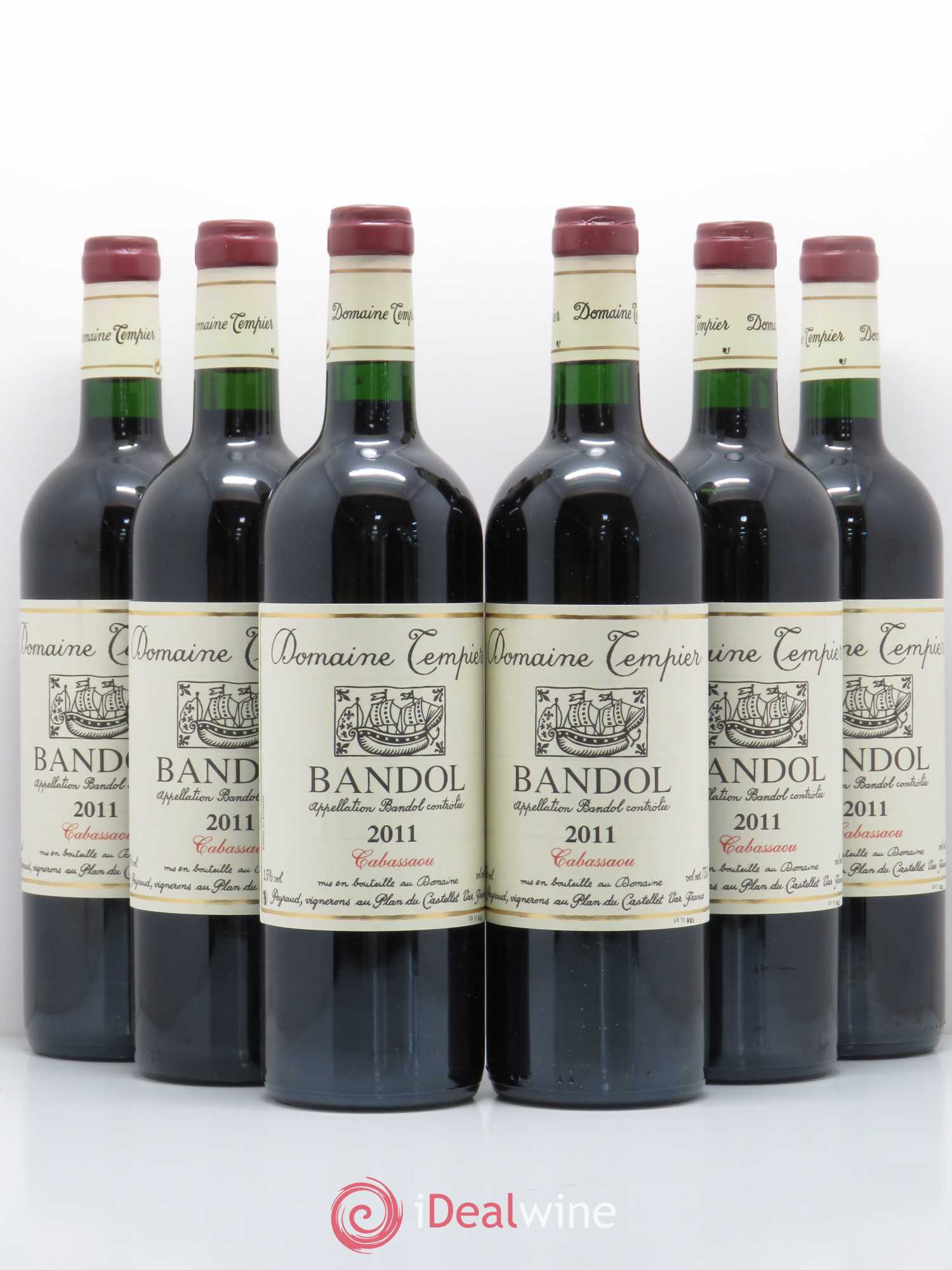 Bandol Domaine Tempier Cuvée Cabassaou Famille Peyraud 2011 - Lot de 6 bouteilles - 0