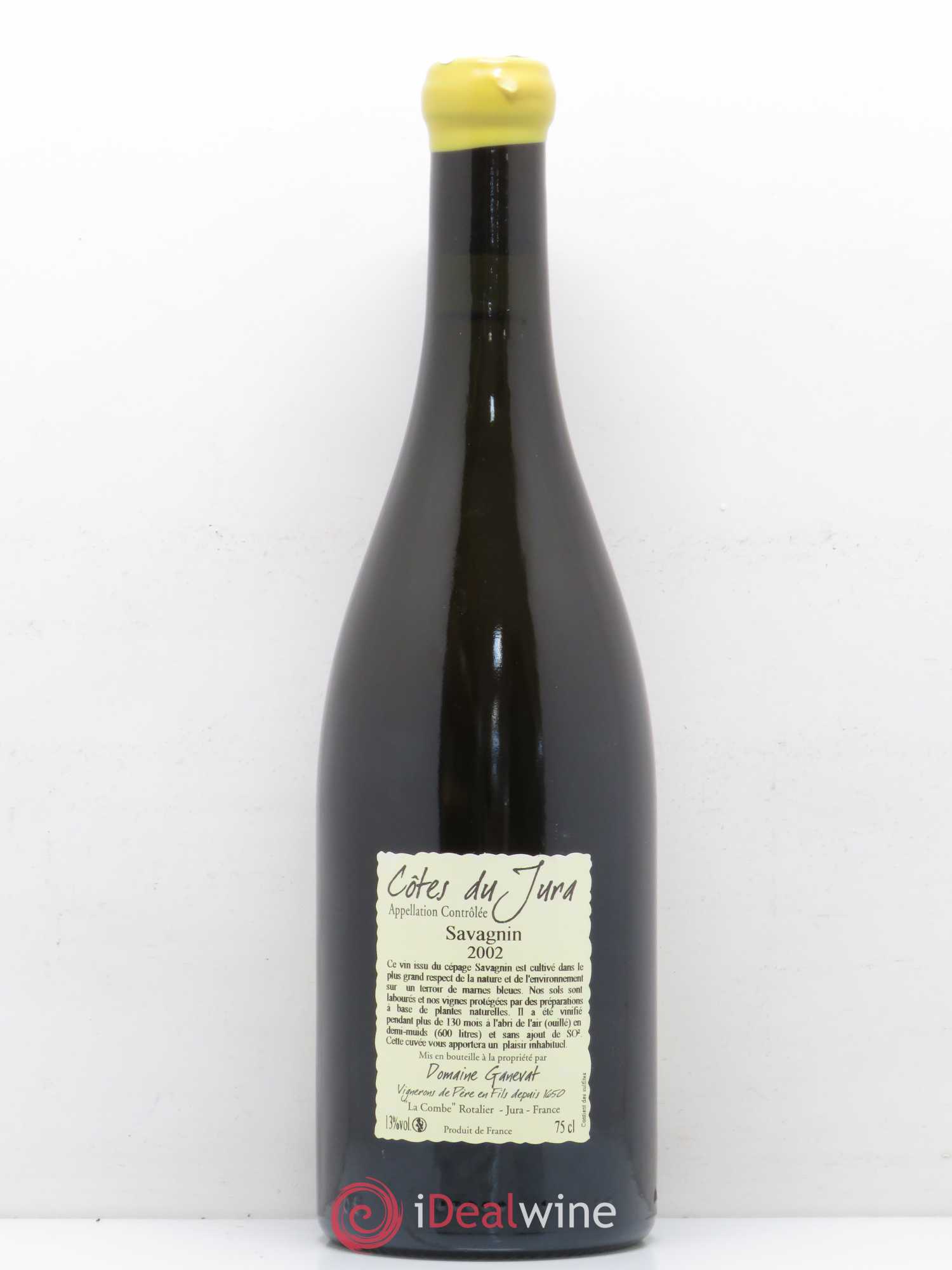 Côtes du Jura Les Vignes de mon Père Jean-François Ganevat (Domaine) 2002 - Lot de 1 bouteille - 1