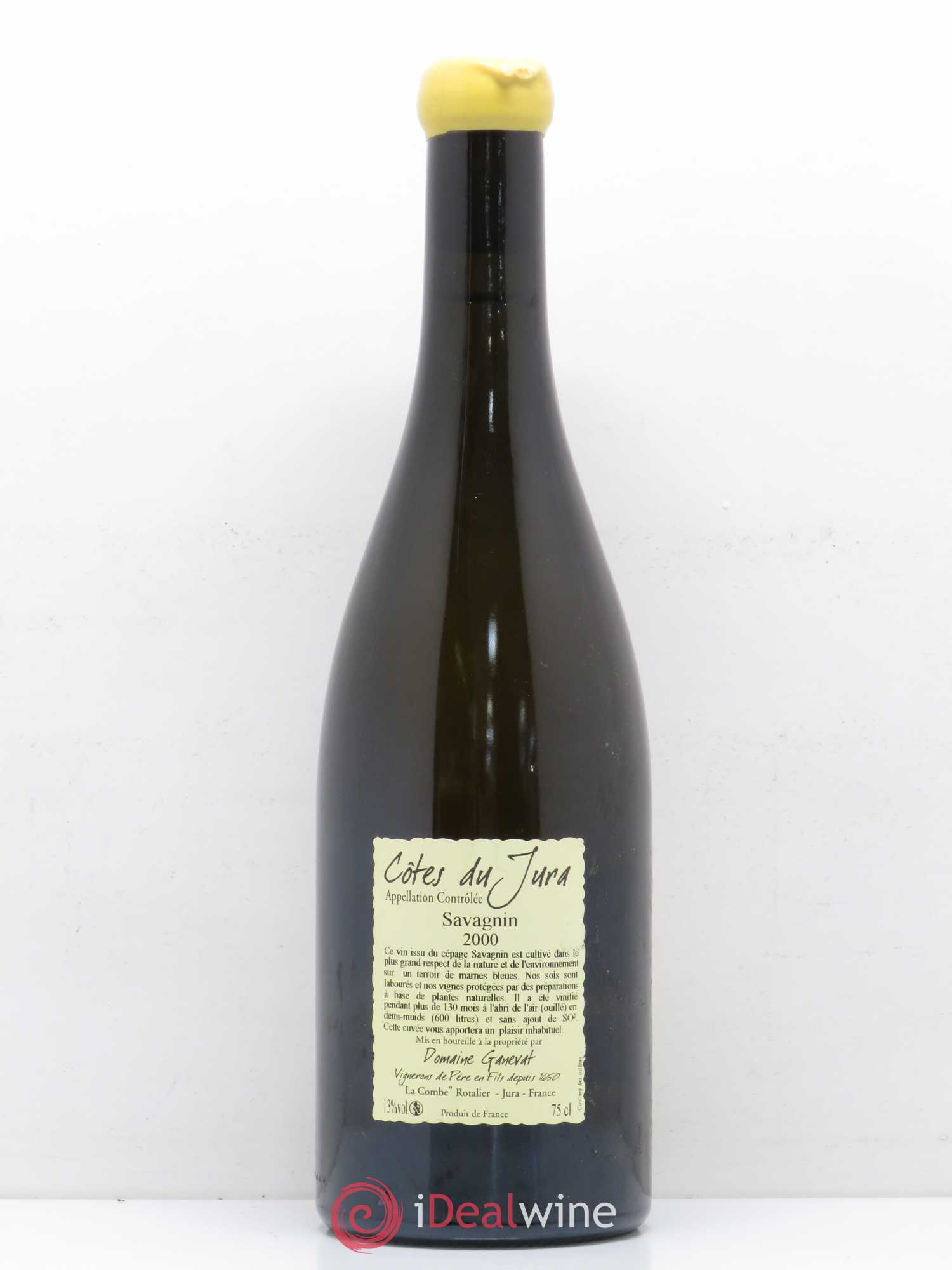 Côtes du Jura Les Vignes de mon Père Jean-François Ganevat (Domaine) 2000 - Lot de 1 bouteille - 1