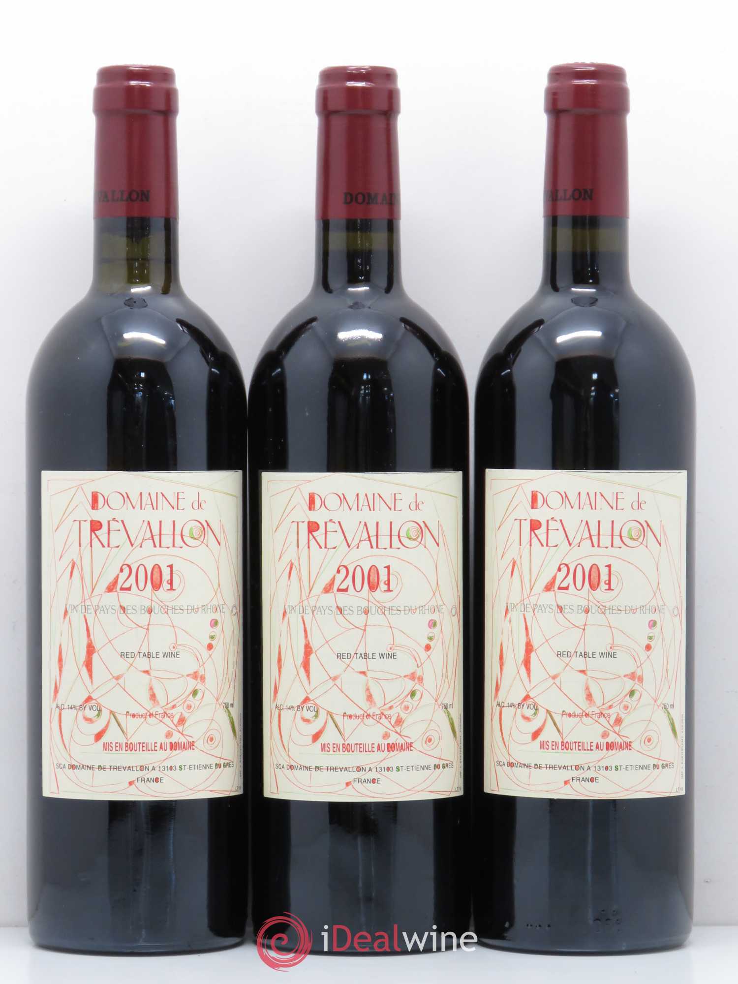 Coteaux d'Aix-en-Provence Trévallon (Domaine de) Eloi Dürrbach 2001 - Lot de 6 bouteilles - 2