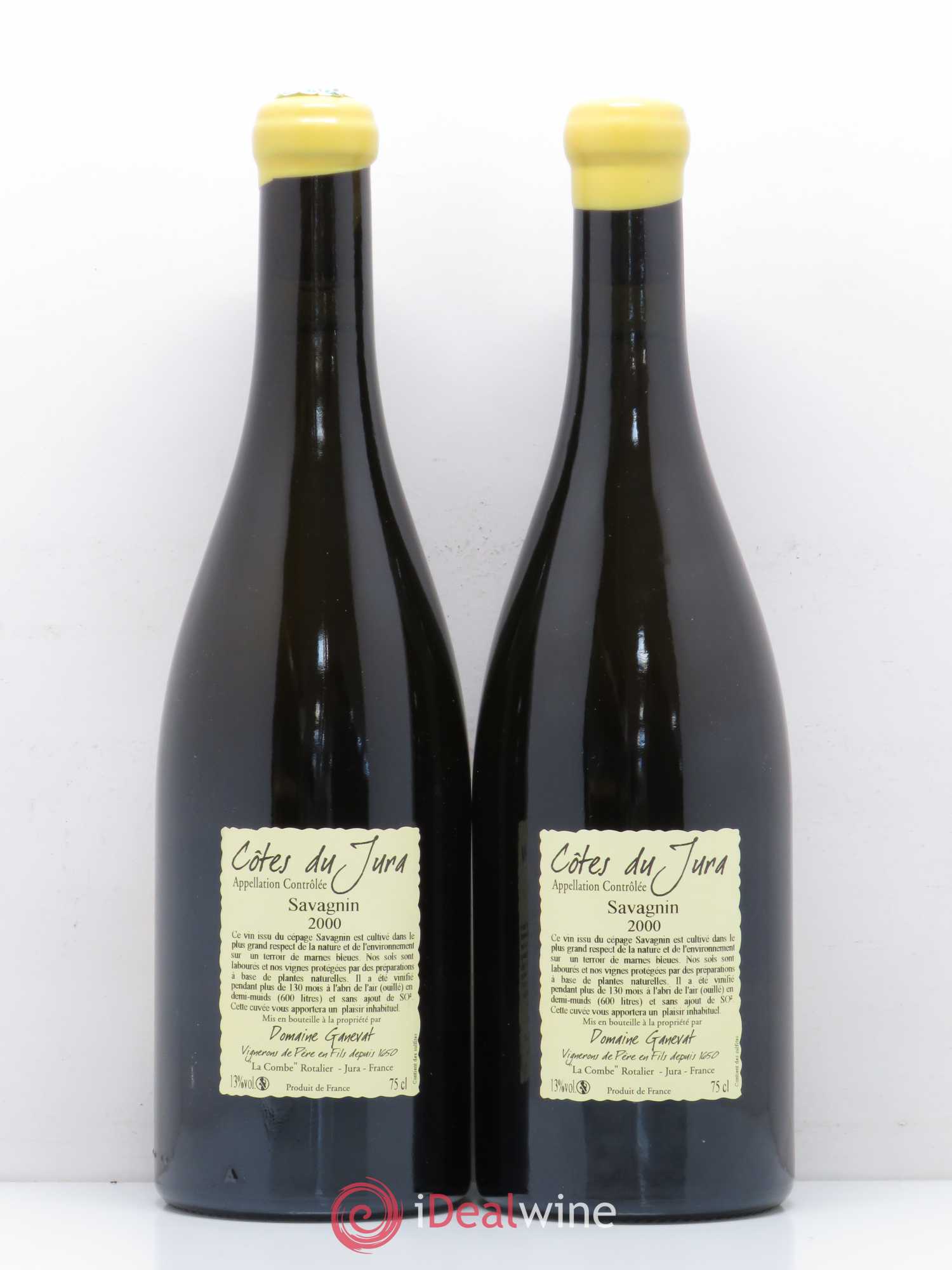 Côtes du Jura Les Vignes de mon Père Jean-François Ganevat (Domaine) 2000 - Lot de 2 bouteilles - 1