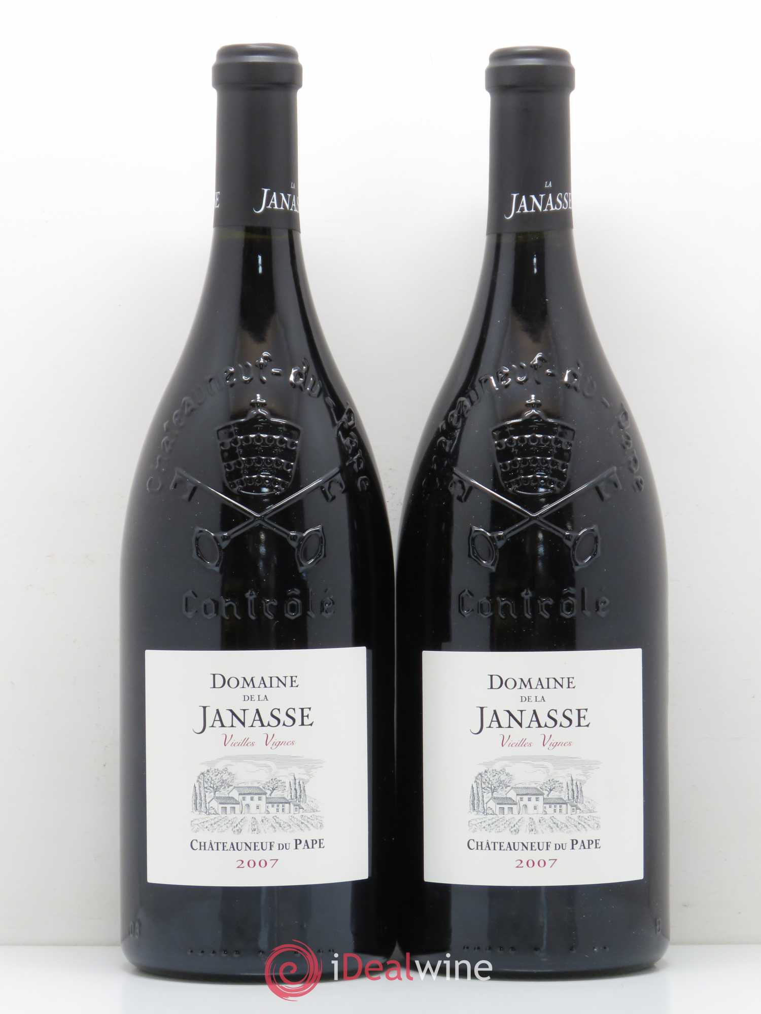 Châteauneuf-du-Pape Cuvée Vieilles Vignes La Janasse (Domaine de) 2007 - Lot de 2 magnums - 0
