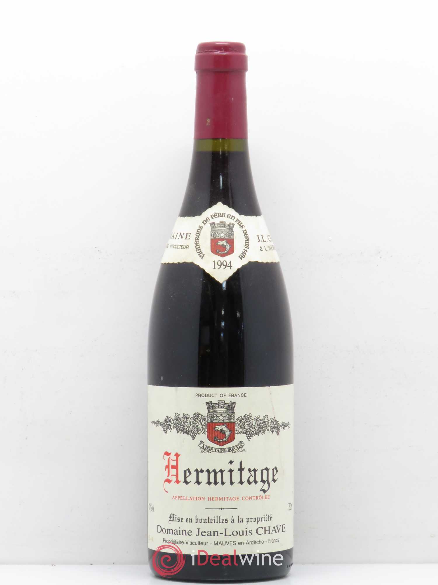 Hermitage Jean-Louis Chave 1994 - Lot de 1 bouteille - 0