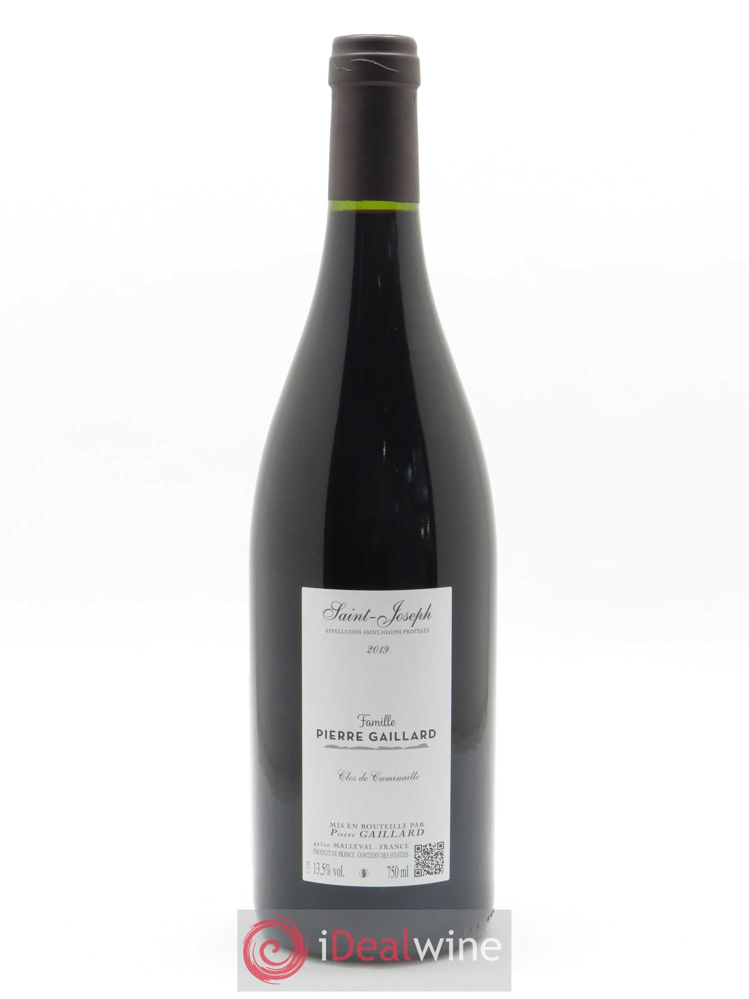 Saint-Joseph Clos de Cuminaille Pierre Gaillard 2019 - Lot de 1 bouteille - 1