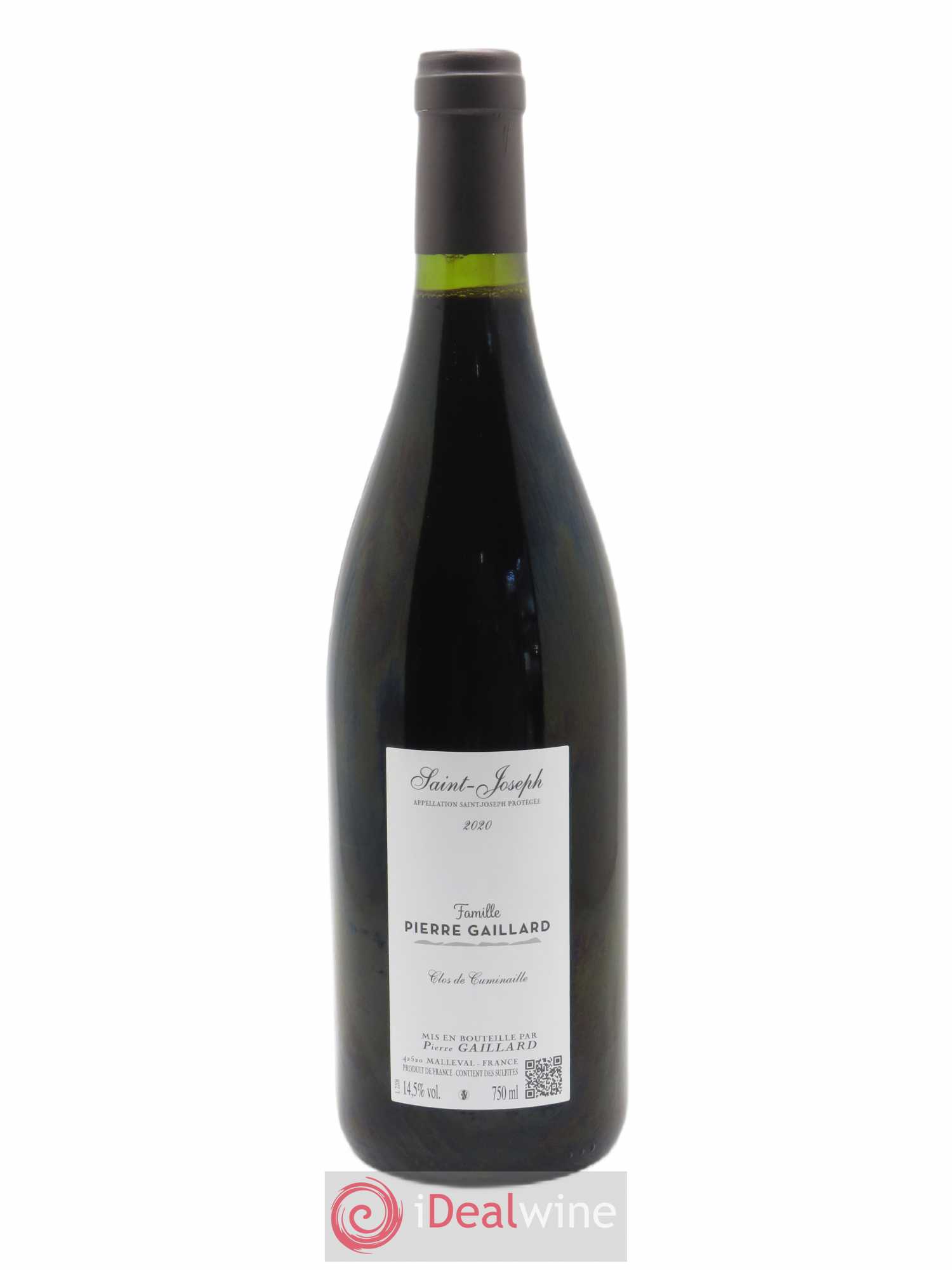 Saint-Joseph Clos de Cuminaille Pierre Gaillard 2020 - Lot of 1 bottle - 1