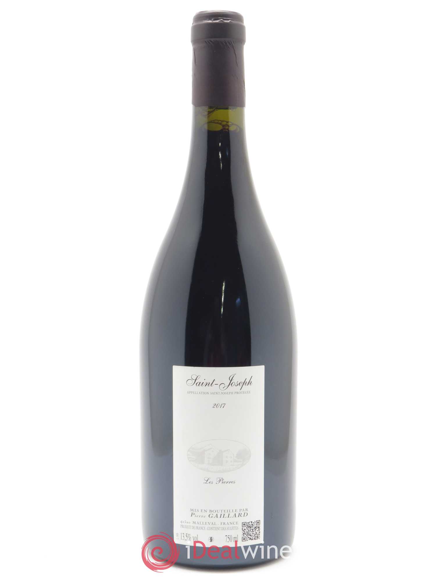 Saint-Joseph Les Pierres Pierre Gaillard 2017 - Lot de 1 bouteille - 1