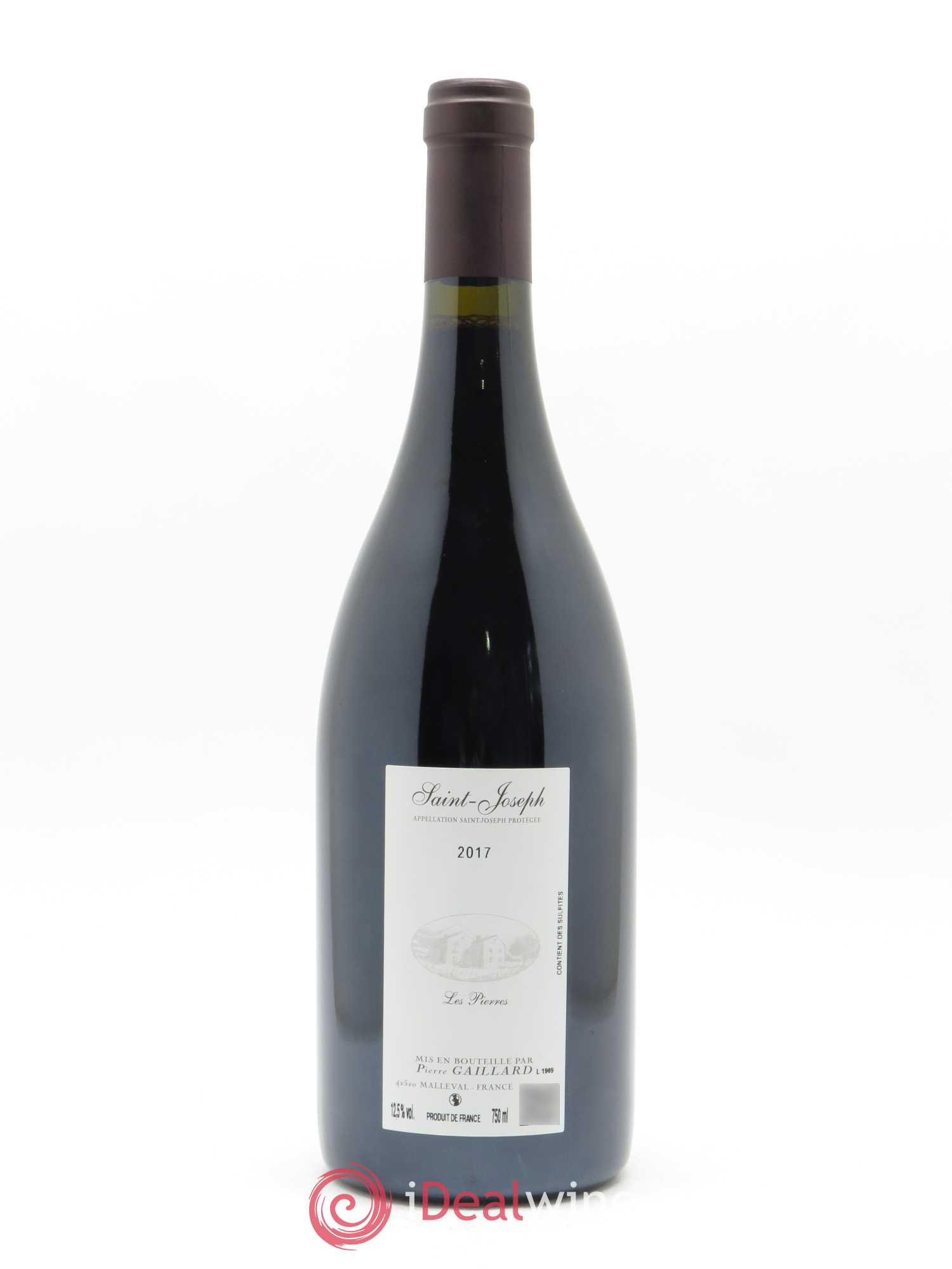 Saint-Joseph Les Pierres Pierre Gaillard 2018 - Lot de 1 bouteille - 1
