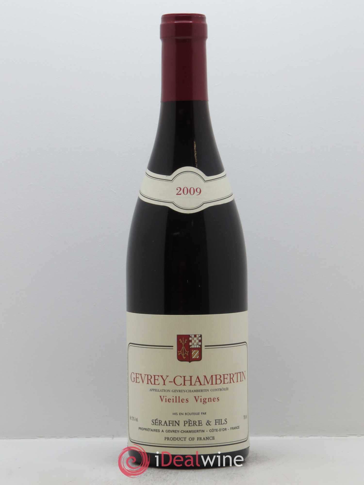 Gevrey-Chambertin Vieilles Vignes Christian Sérafin Père et Fils 2009 - Lot de 1 bouteille - 0