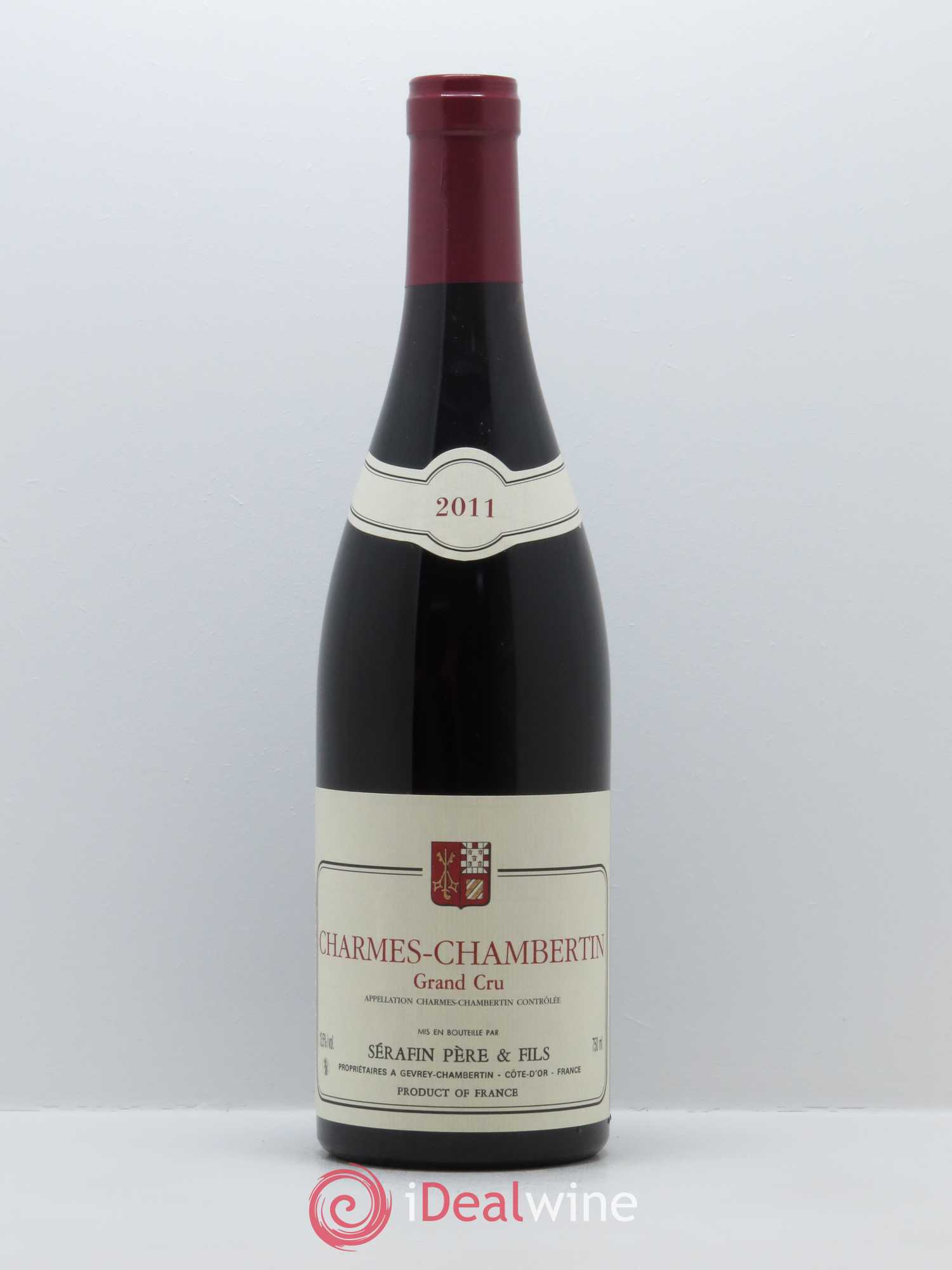 Charmes-Chambertin Grand Cru Christian Sérafin Père et Fils 2011 - Lot de 1 bouteille - 0