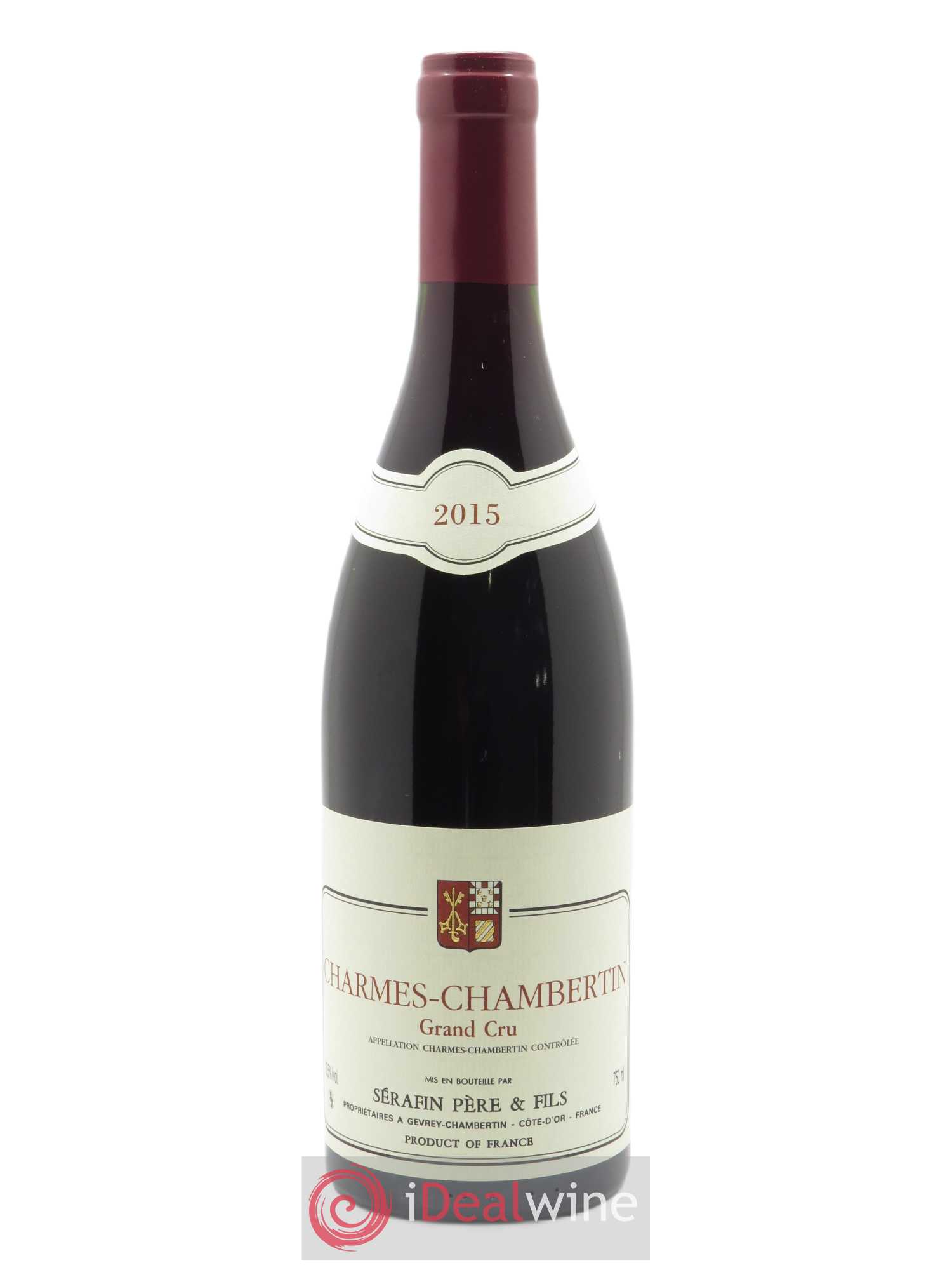 Charmes-Chambertin Grand Cru Christian Sérafin Père et Fils 2015 - Lot de 1 bouteille - 0