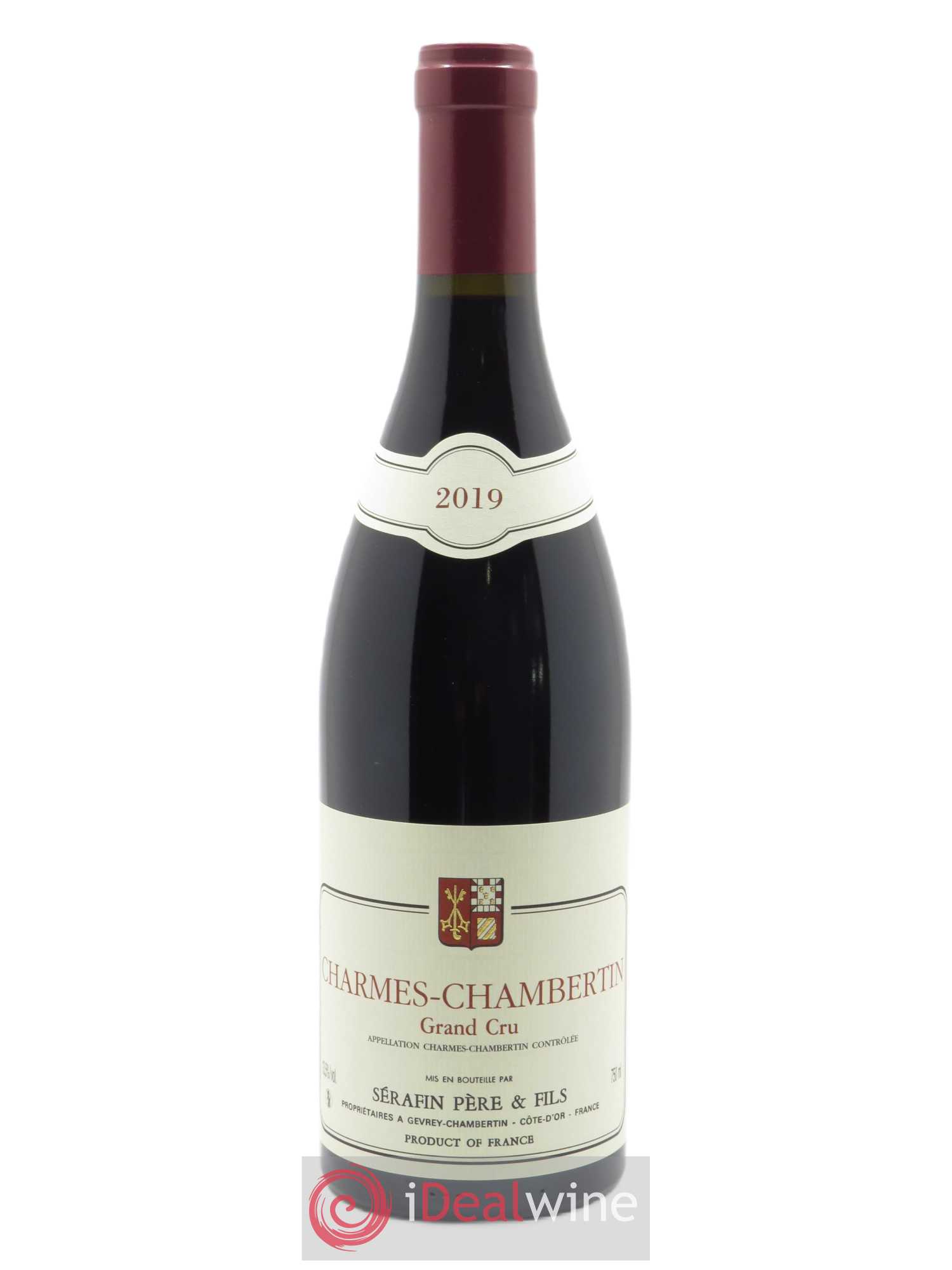 Charmes-Chambertin Grand Cru Christian Sérafin Père et Fils 2019 - Lot de 1 bouteille - 0