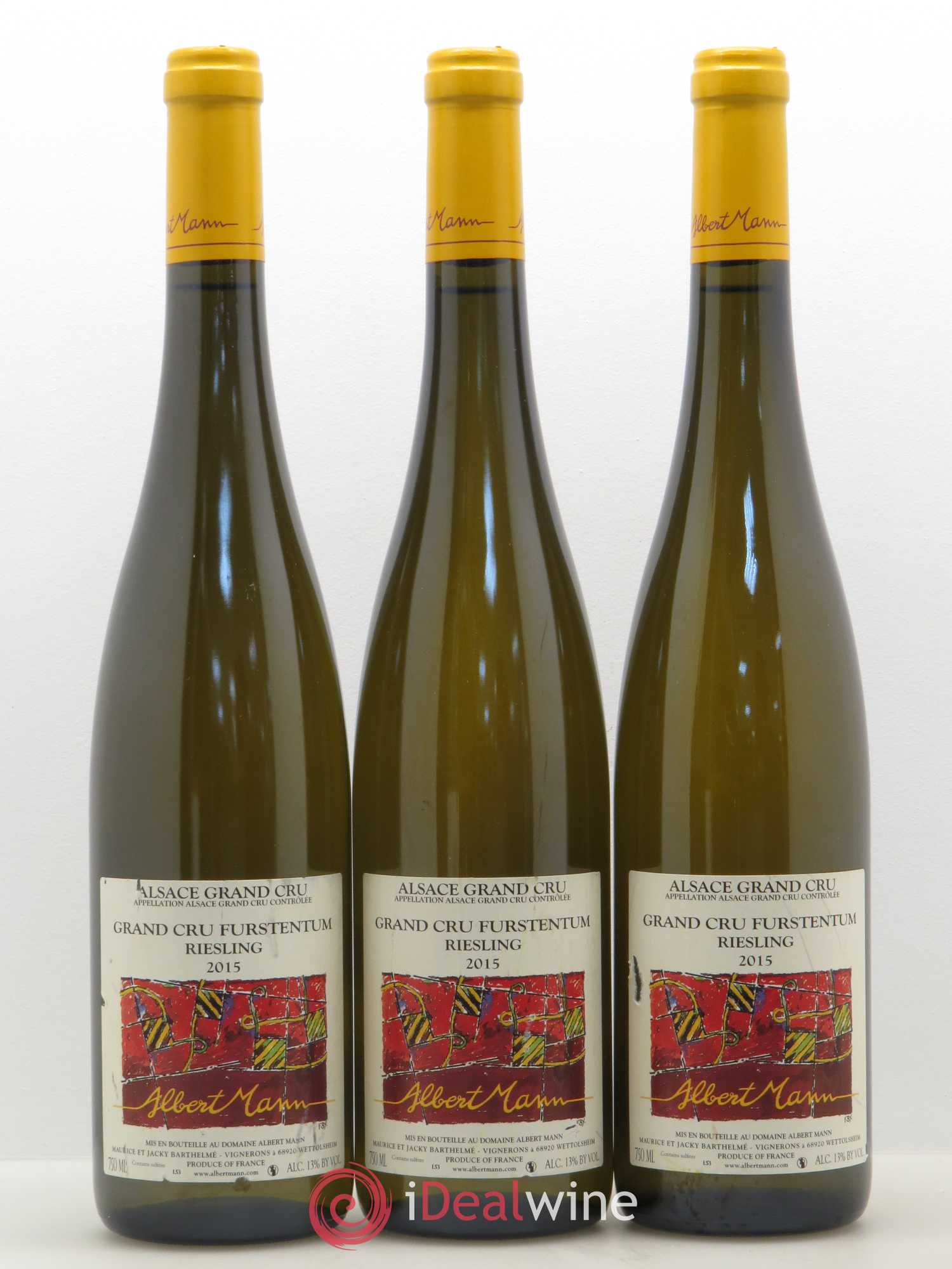 Riesling Grand Cru Furstentum Albert Mann 2015 - Posten von 3 Flaschen - 0