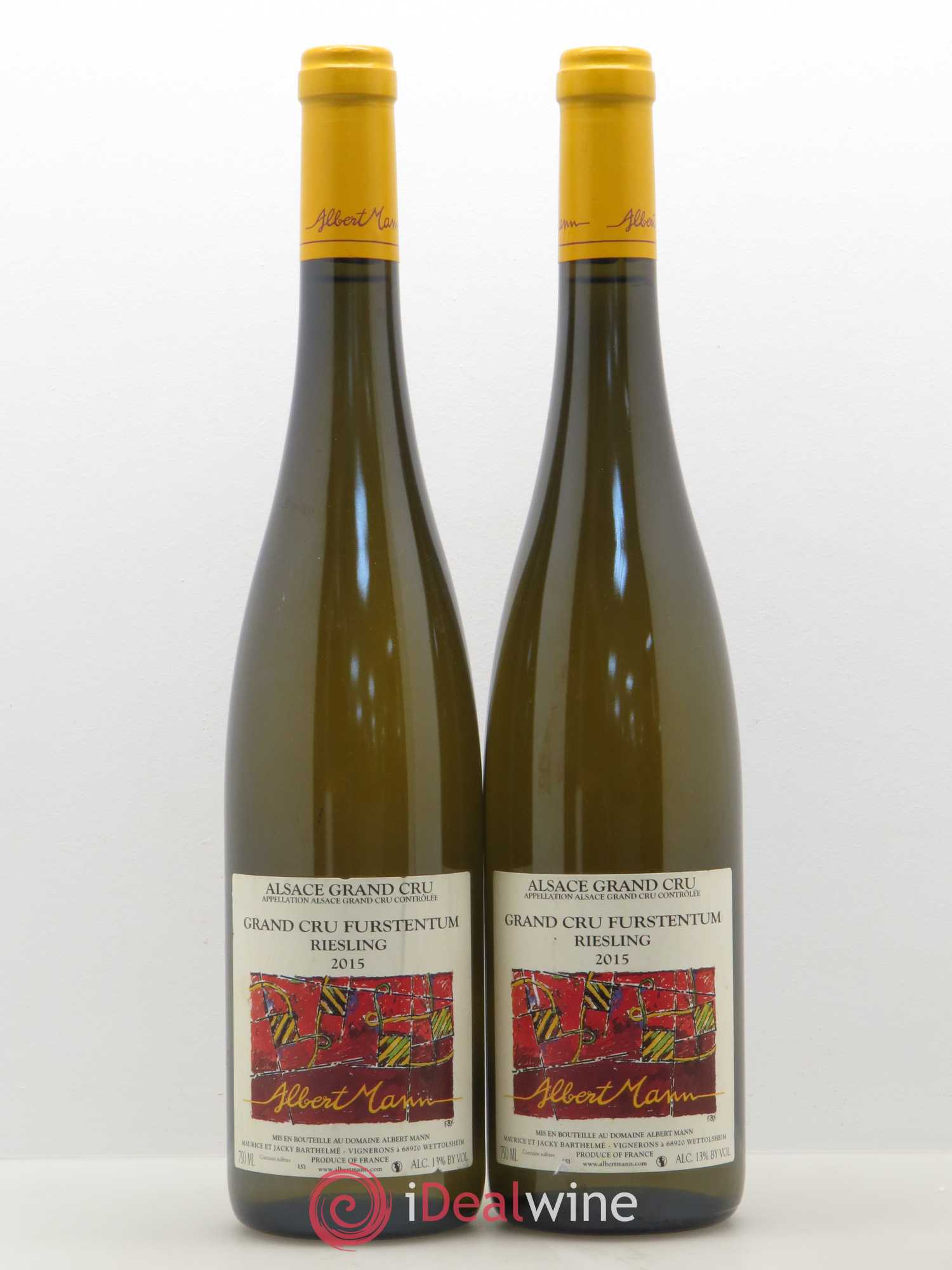 Riesling Grand Cru Furstentum Albert Mann 2015 - Posten von 2 Flaschen - 0