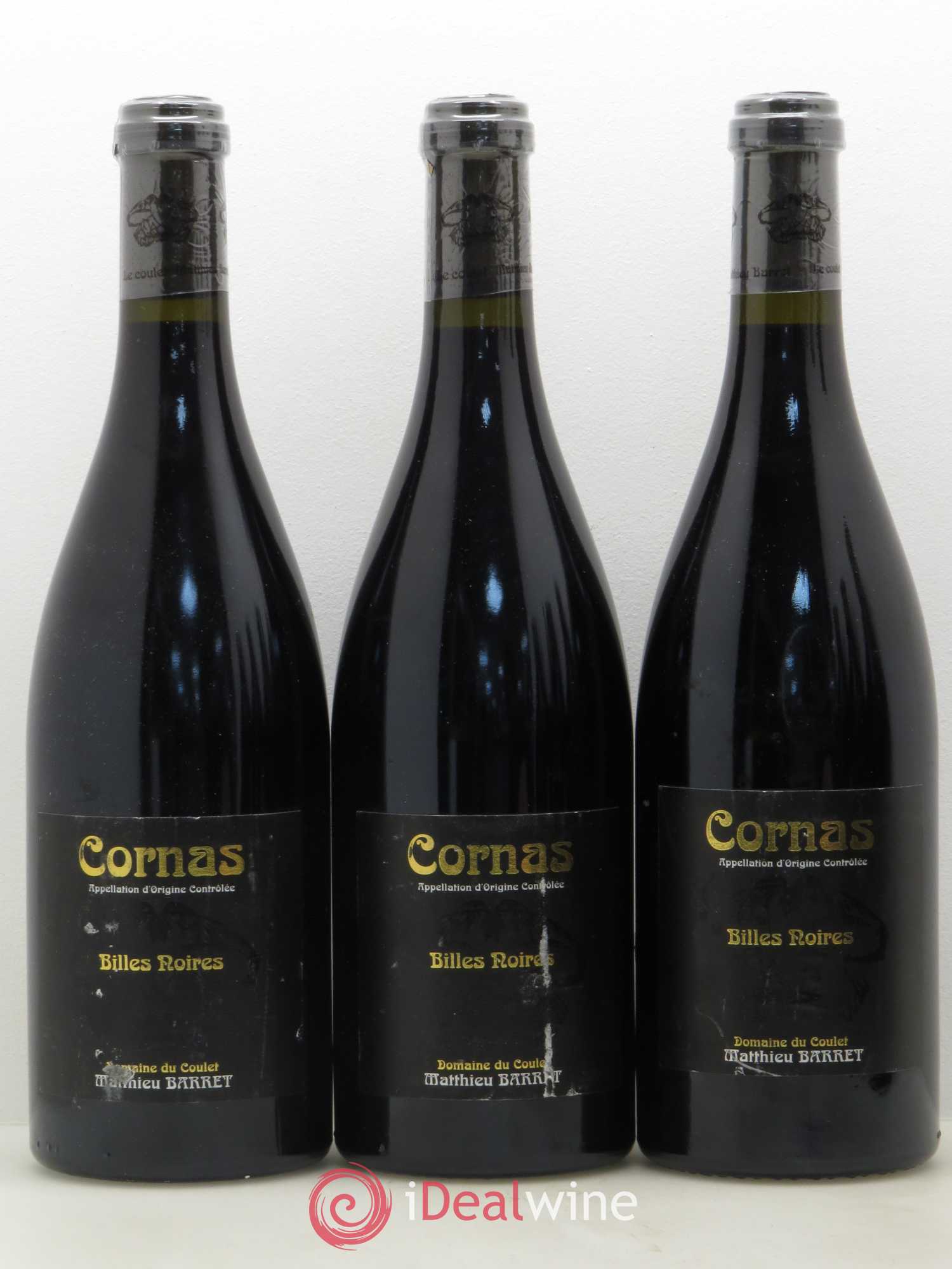Cornas Billes Noires Coulet (Domaine du) - Matthieu Barret 2011 - Lot de 6 bouteilles - 1