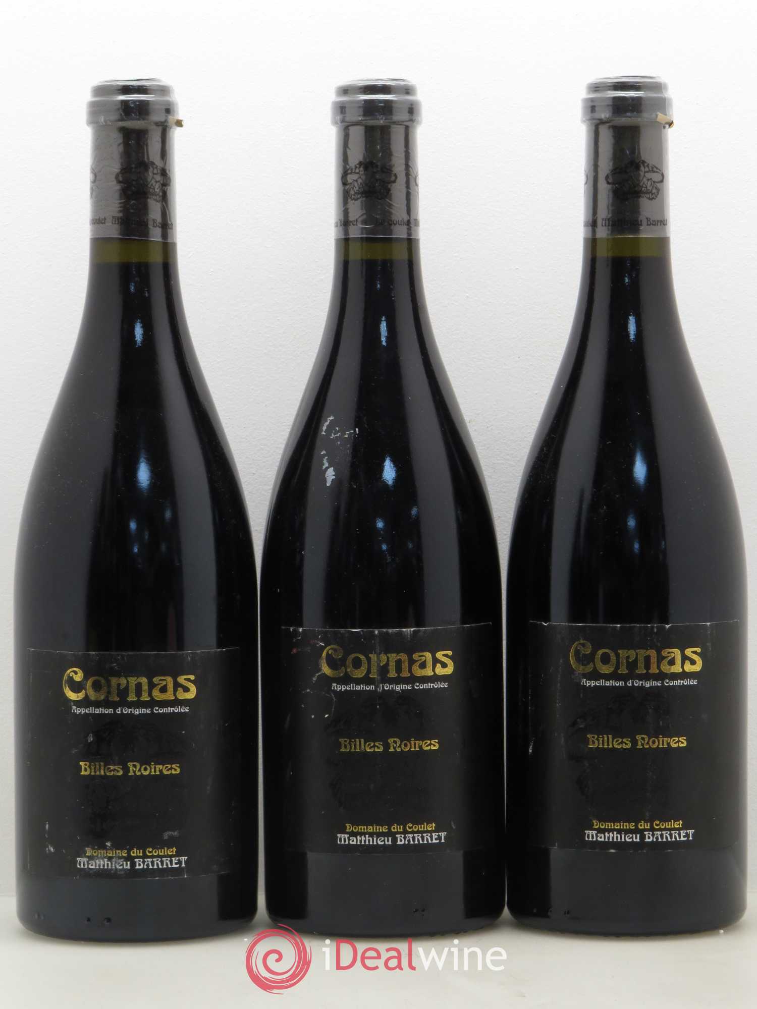 Cornas Billes Noires Coulet (Domaine du) - Matthieu Barret 2011 - Lot de 6 bouteilles - 3