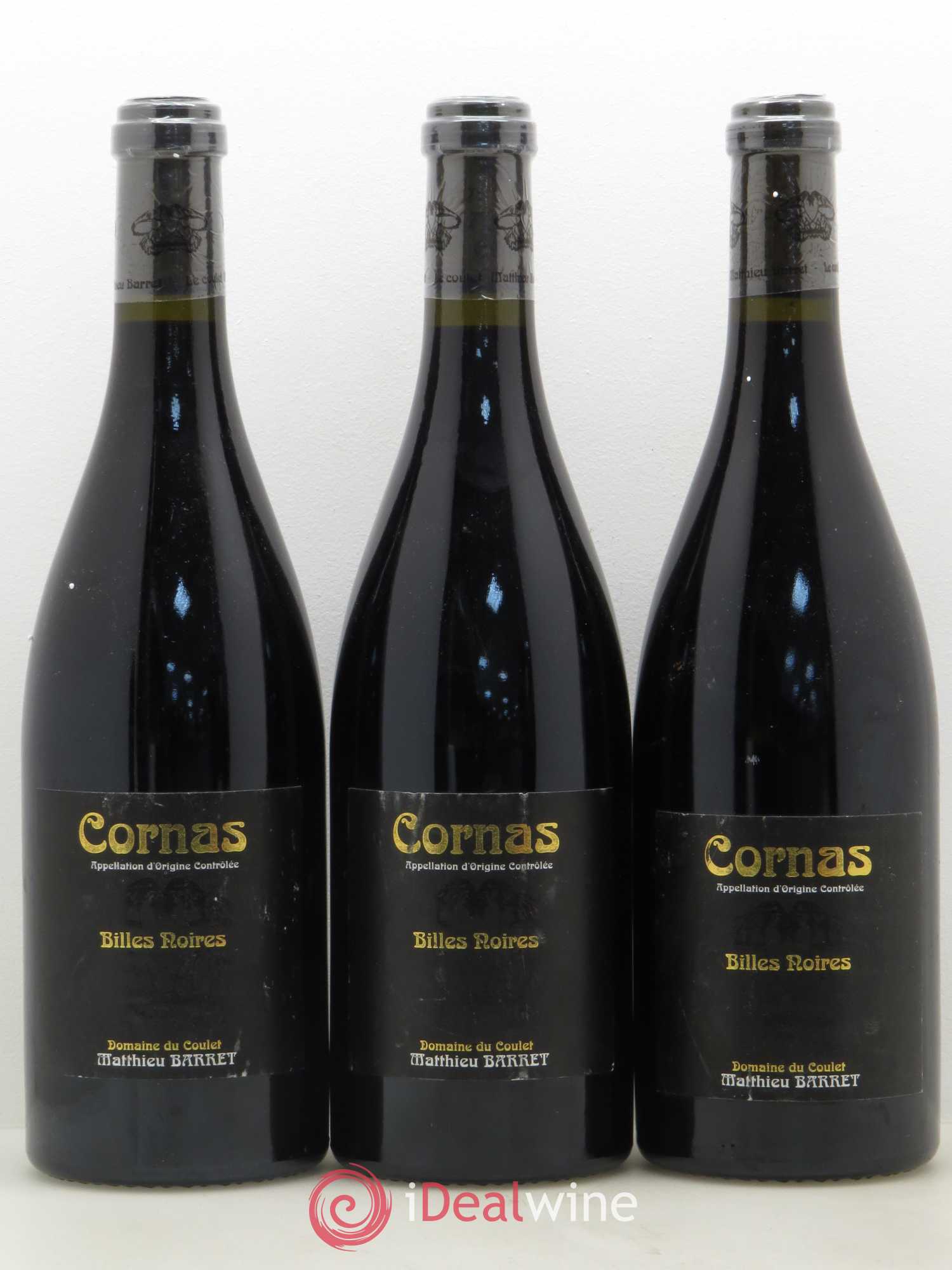 Cornas Billes Noires Coulet (Domaine du) - Matthieu Barret 2011 - Lot de 3 bouteilles - 0