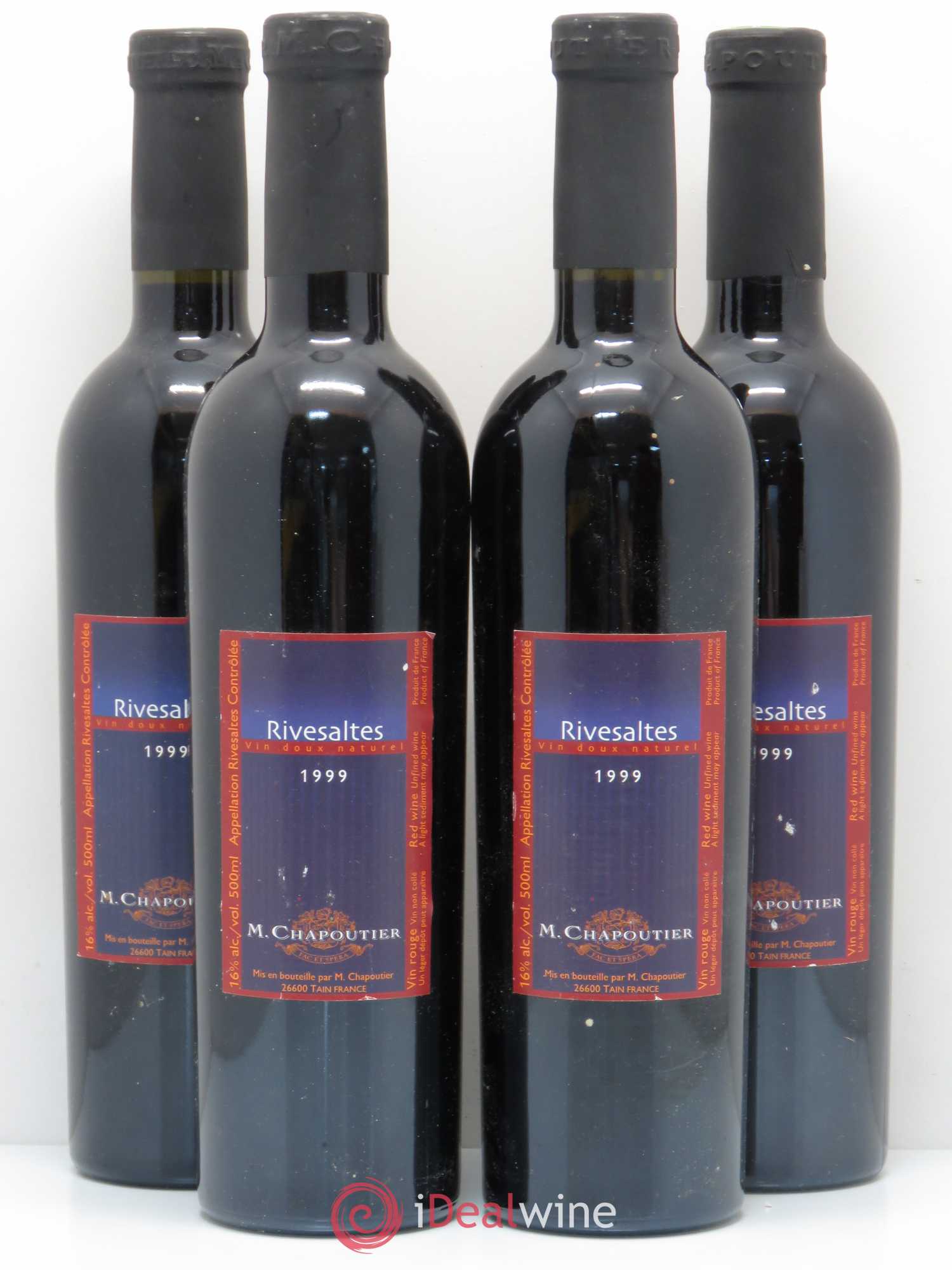 Rivesaltes - 1999 - Posten von 4 Flaschen - 0