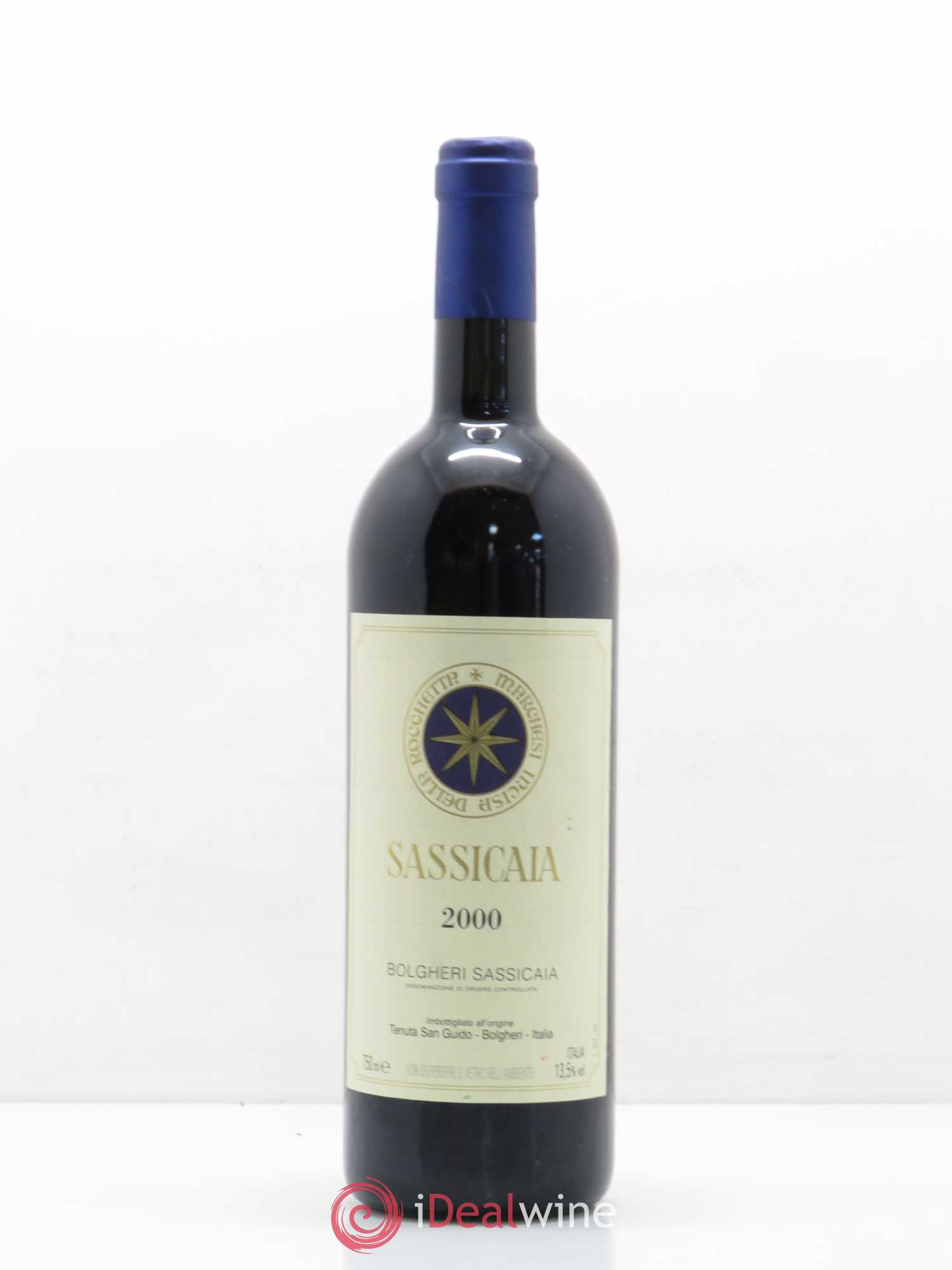Bolgheri DOC Sassicaia Tenuta San Guido 2000 - Lot de 1 bouteille - 0