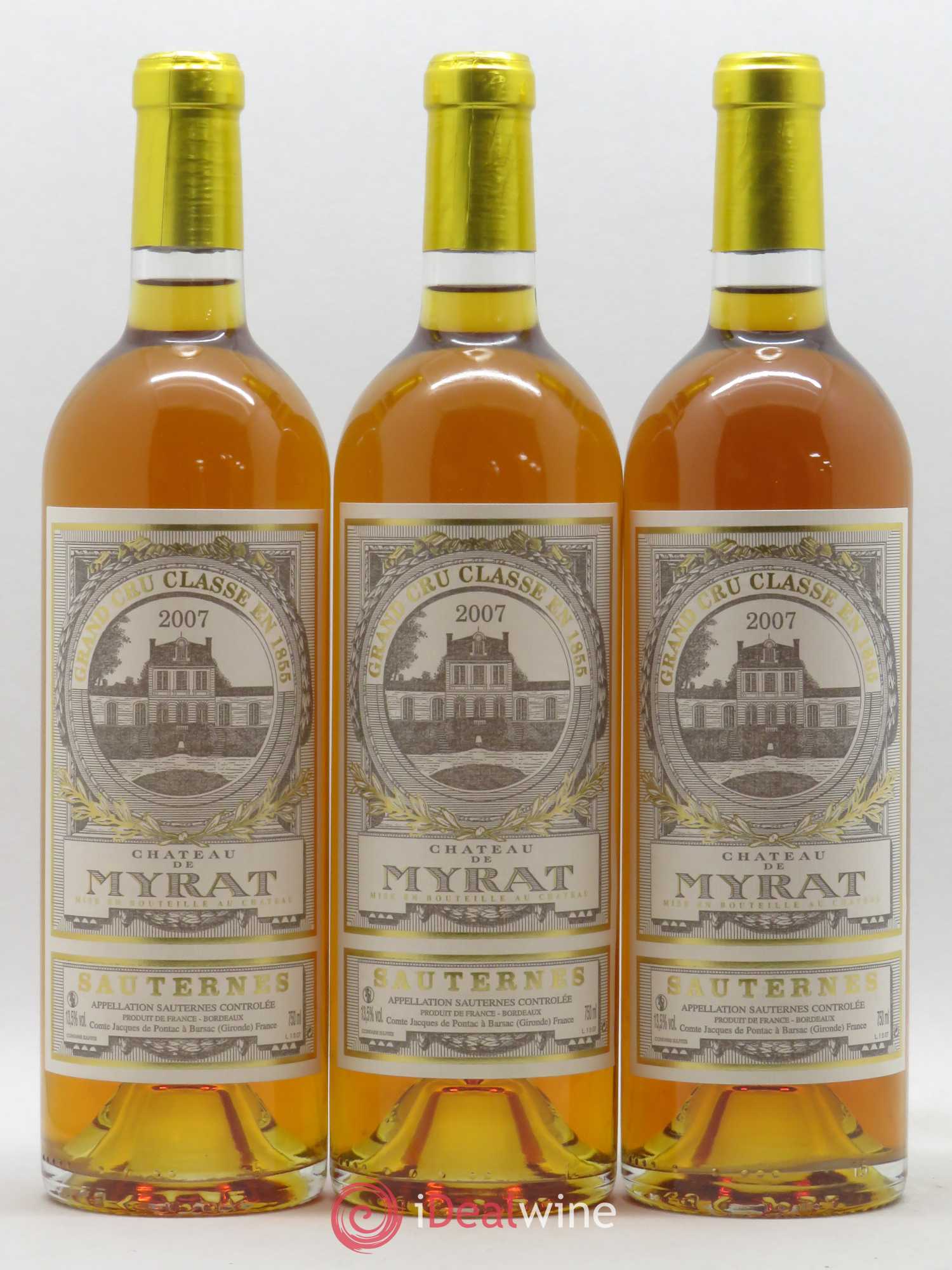 Château de Myrat 2ème Grand Cru Classé 2007 - Lotto di 6 bottiglie - 1