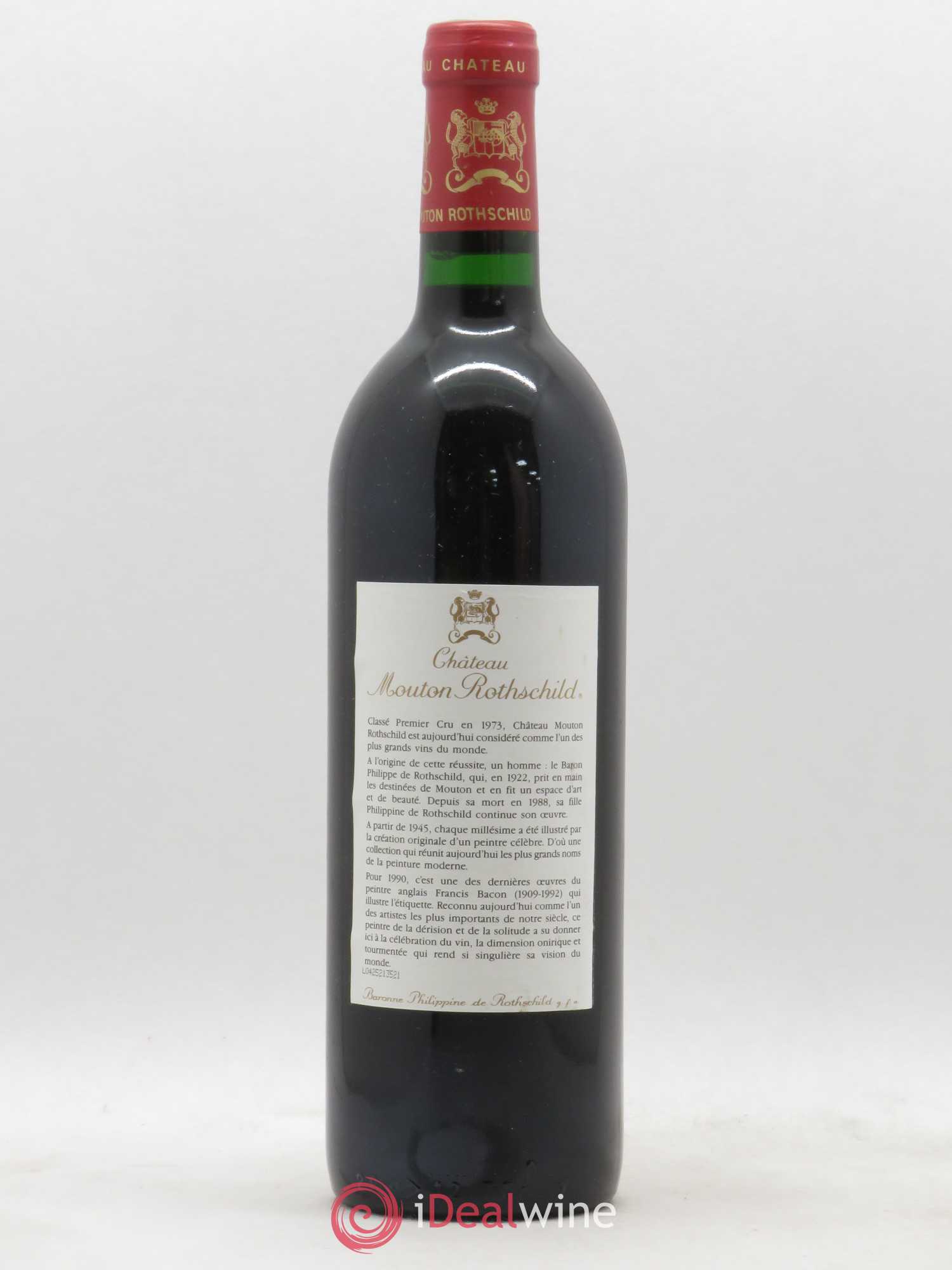 Château Mouton Rothschild 1er Grand Cru Classé 1990 - Posten von 1 Flasche - 1