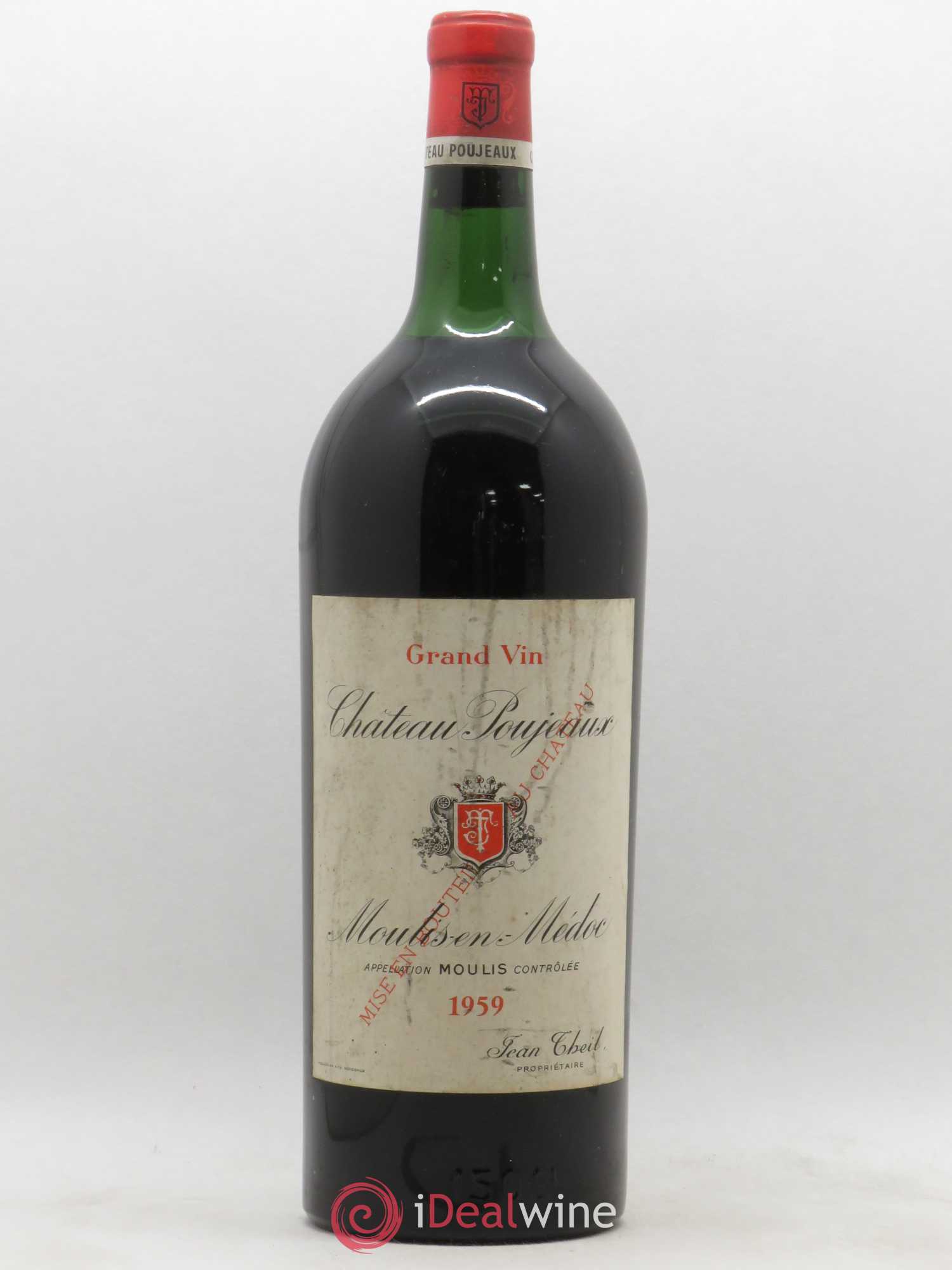 Château Poujeaux 1959 - Lot de 1 magnum - 0