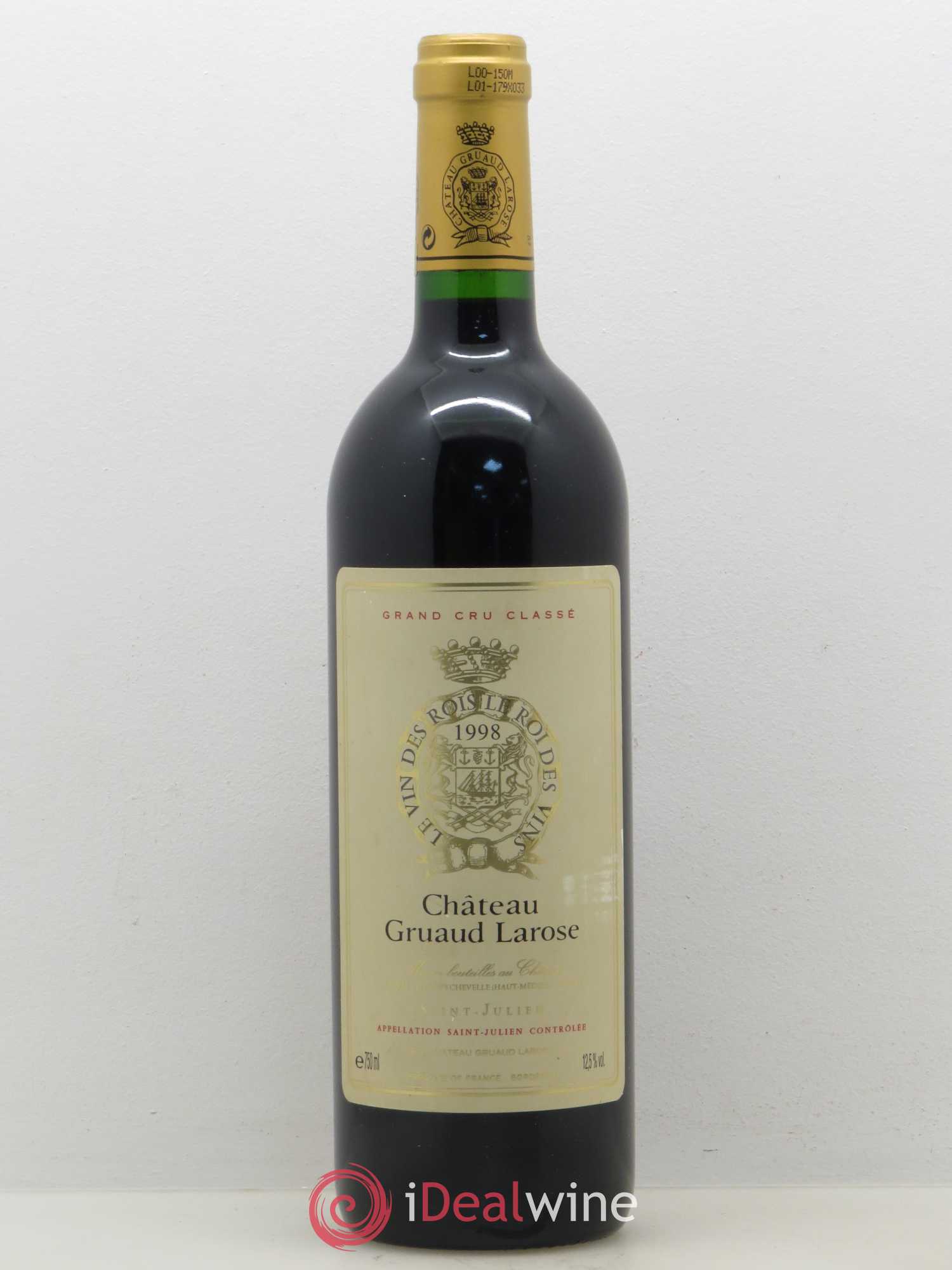 Château Gruaud Larose 2ème Grand Cru Classé 1998 - Lot de 1 bouteille - 0