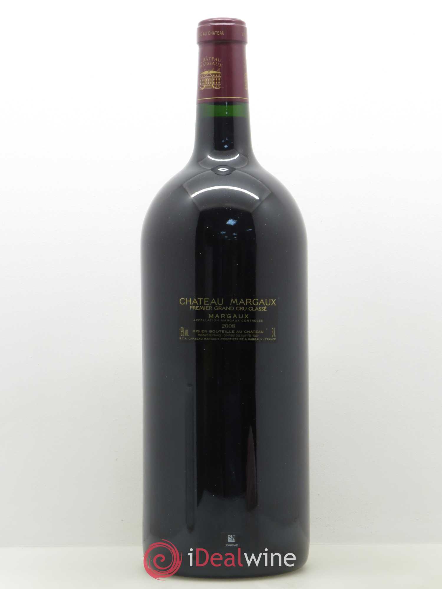 Château Margaux 1er Grand Cru Classé 2008 - Lot de 1 double magnum - 1