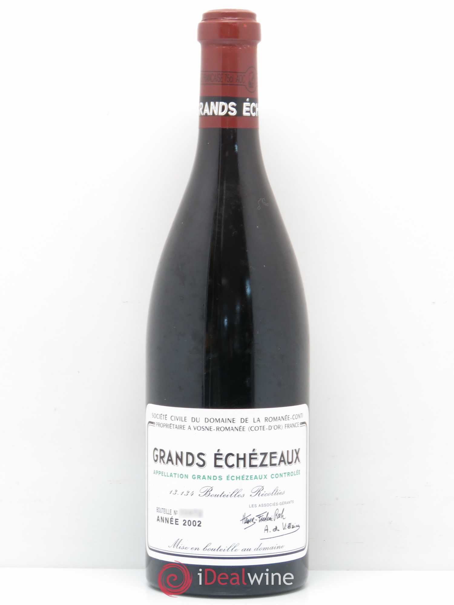 Grands-Echezeaux Grand Cru Domaine de la Romanée-Conti 2002 - Lot de 1 bouteille - 0