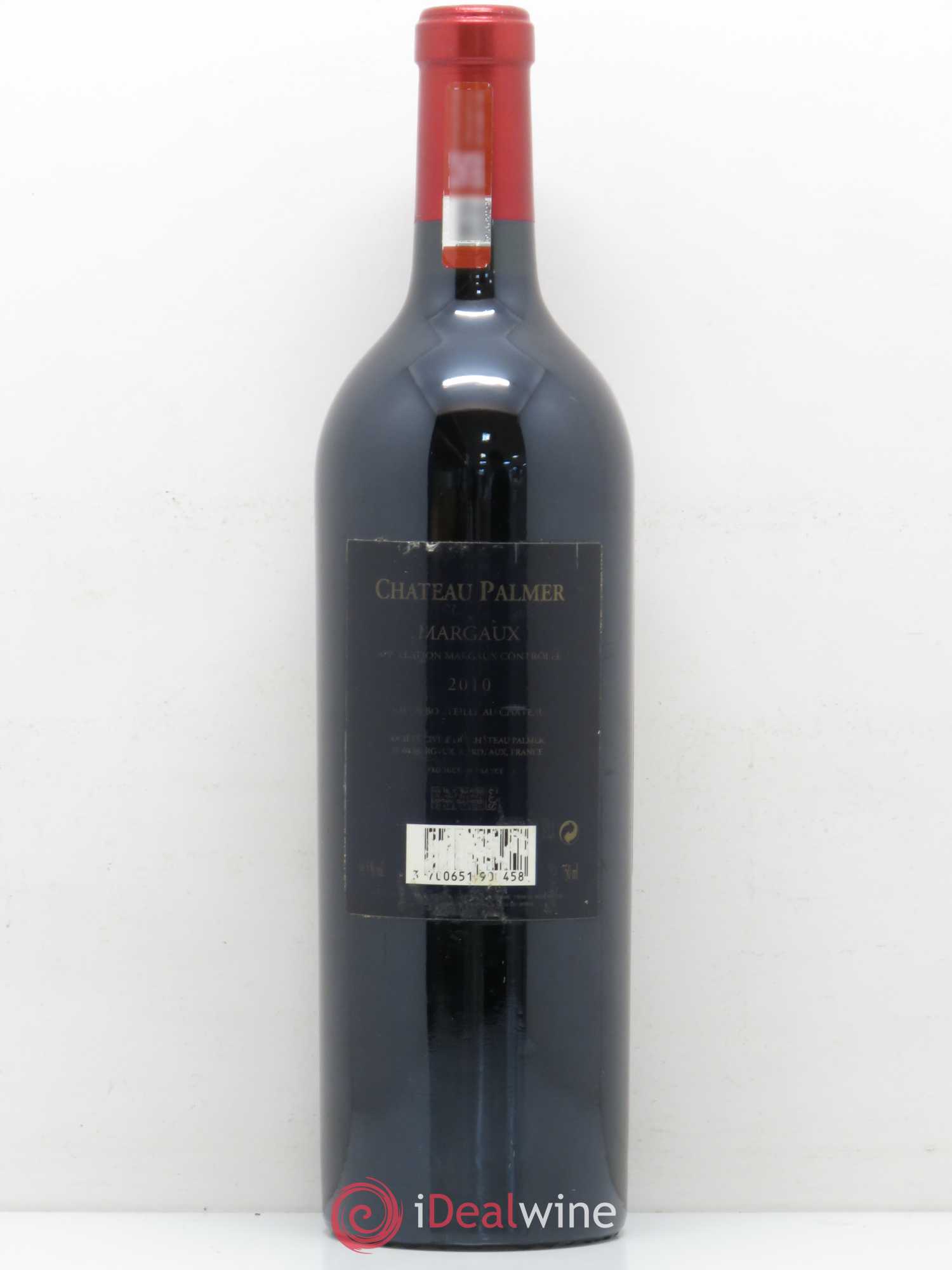 Château Palmer 3ème Grand Cru Classé 2010 - Lot de 1 bouteille - 1