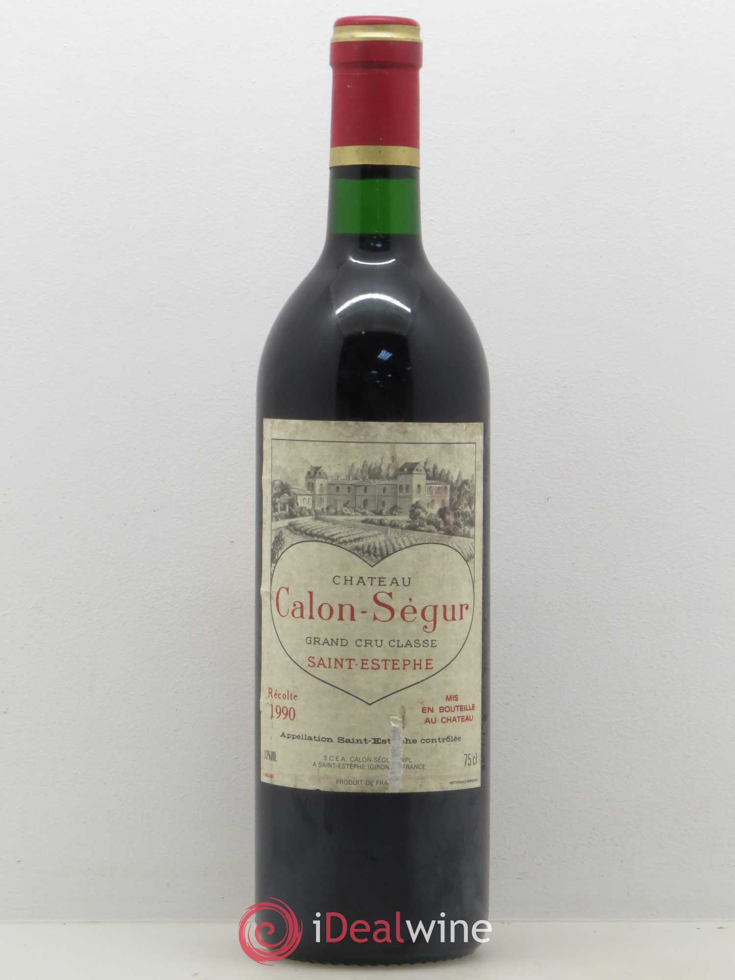 Château Calon Ségur 3ème Grand Cru Classé 1990 - Lot de 1 bouteille - 0