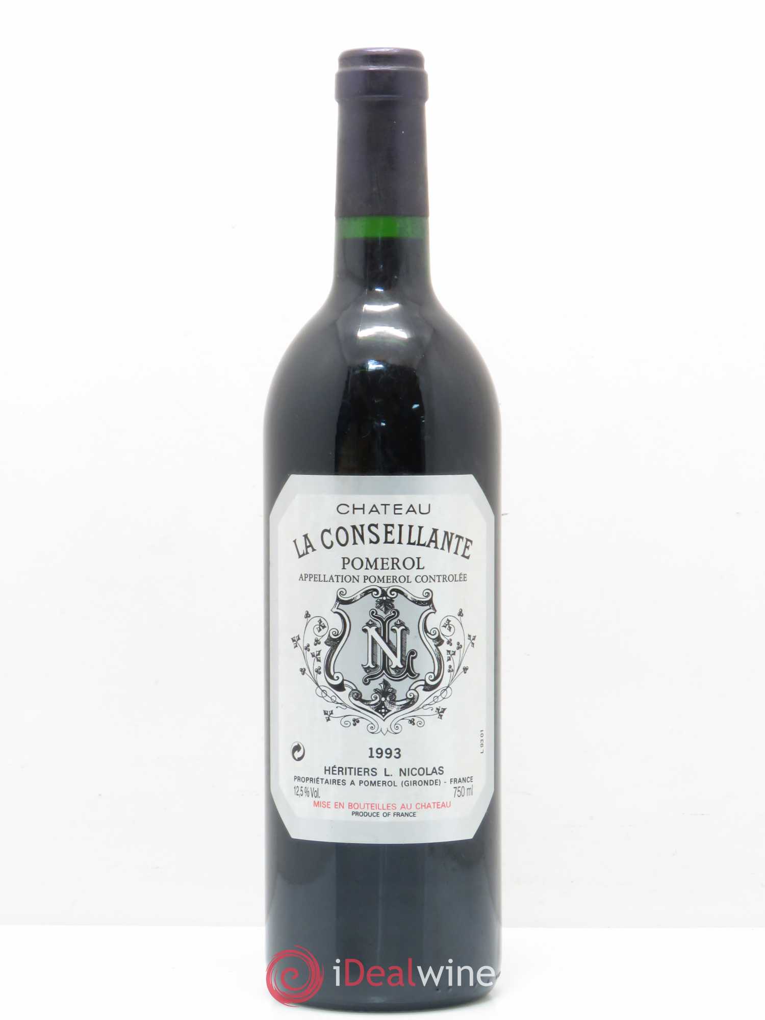 Château la Conseillante 1993 - Lot de 1 bouteille - 0